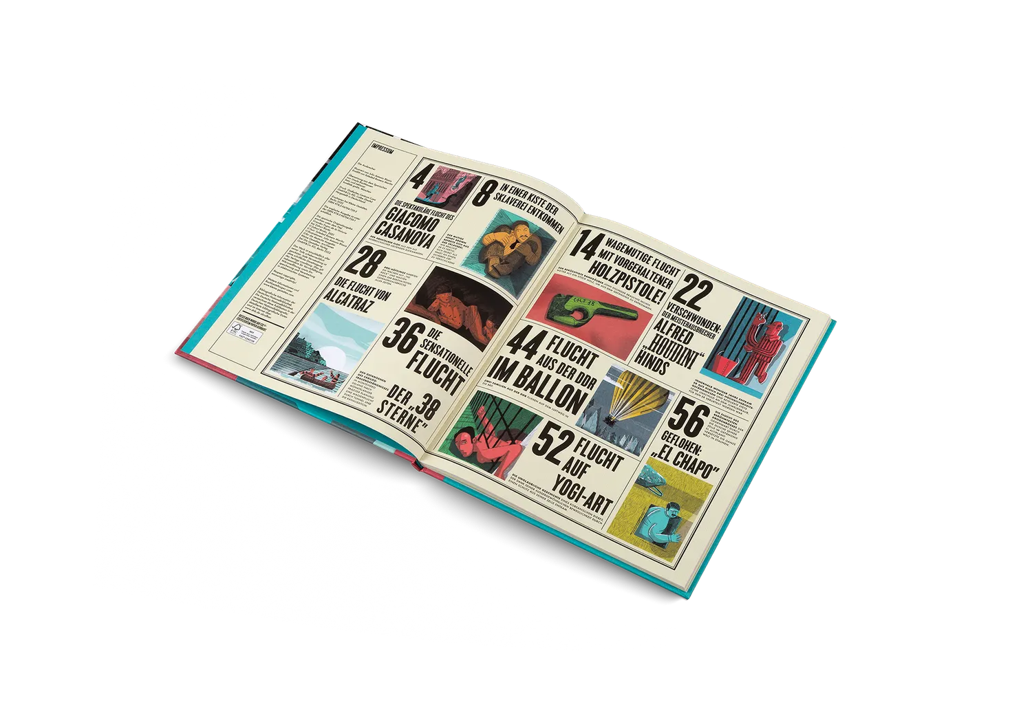 Kleine Gestalten Die Ausbrecher Sachbuch gebunden Fluchtgeschichten