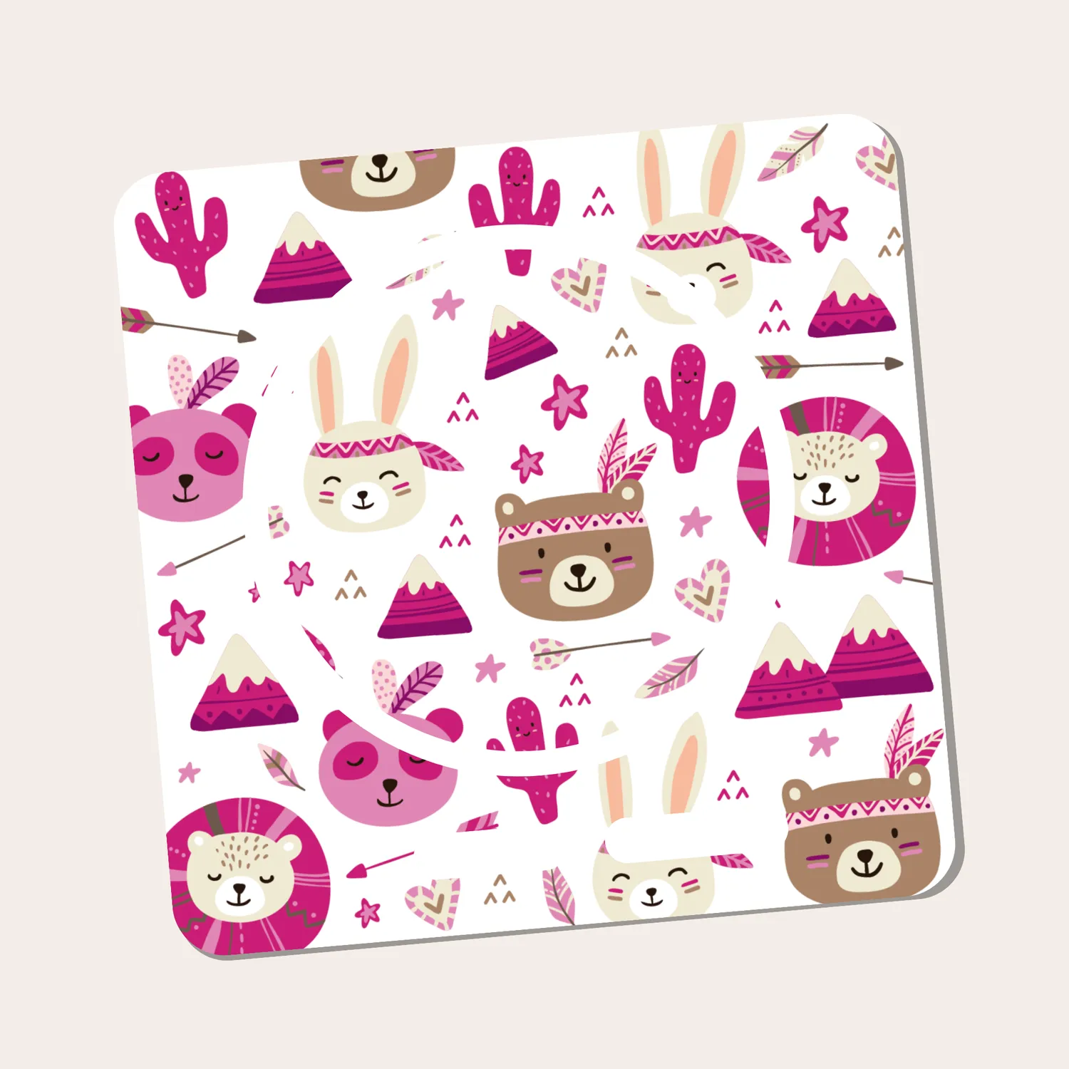 MeinBaby123 Toniebox 2 Schutzfolie Sticker Boho Pink