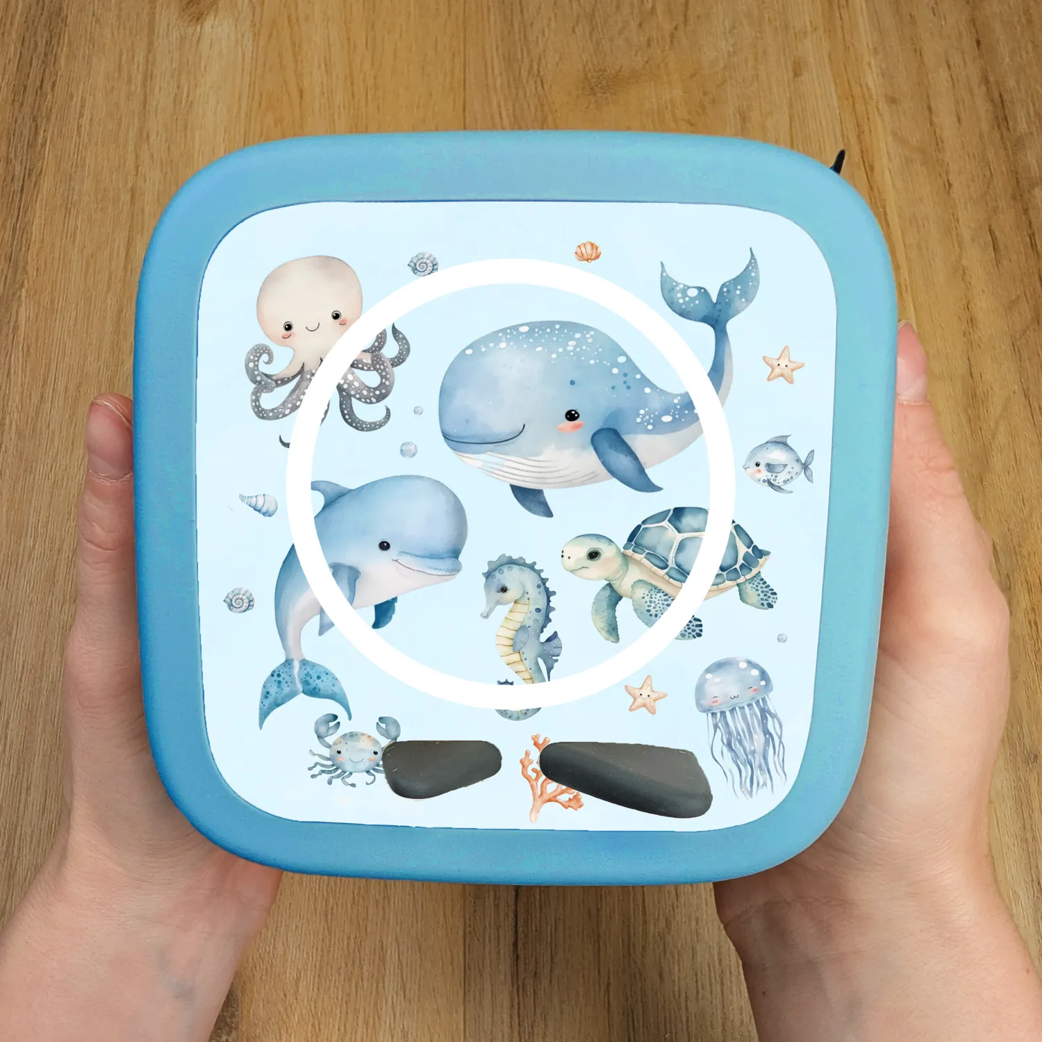 MeinBaby123 Toniebox 2 Schutzfolie Unterwasserwelt Blau