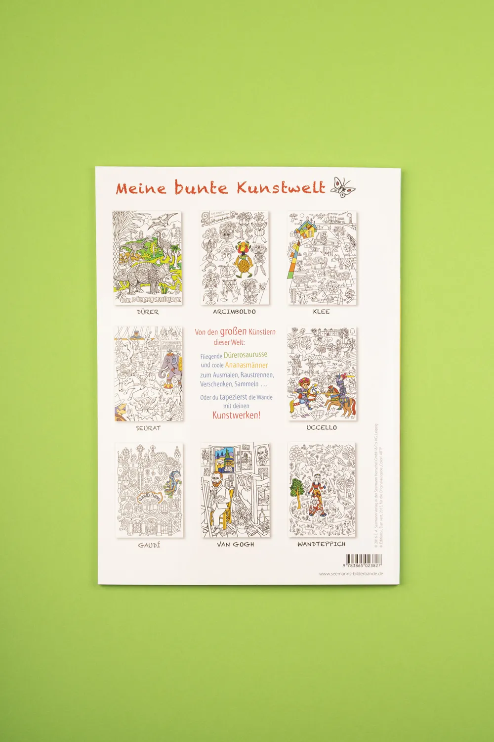 Seemann Henschel Meine bunte Kunstwelt Malbuch gebunden Ausmalen