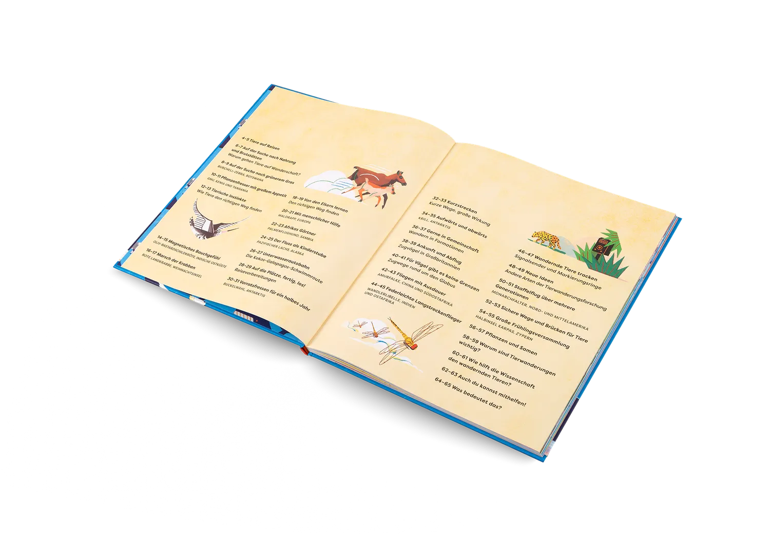 Kleine Gestalten Immer unterwegs Kinderbuch Tierwanderung