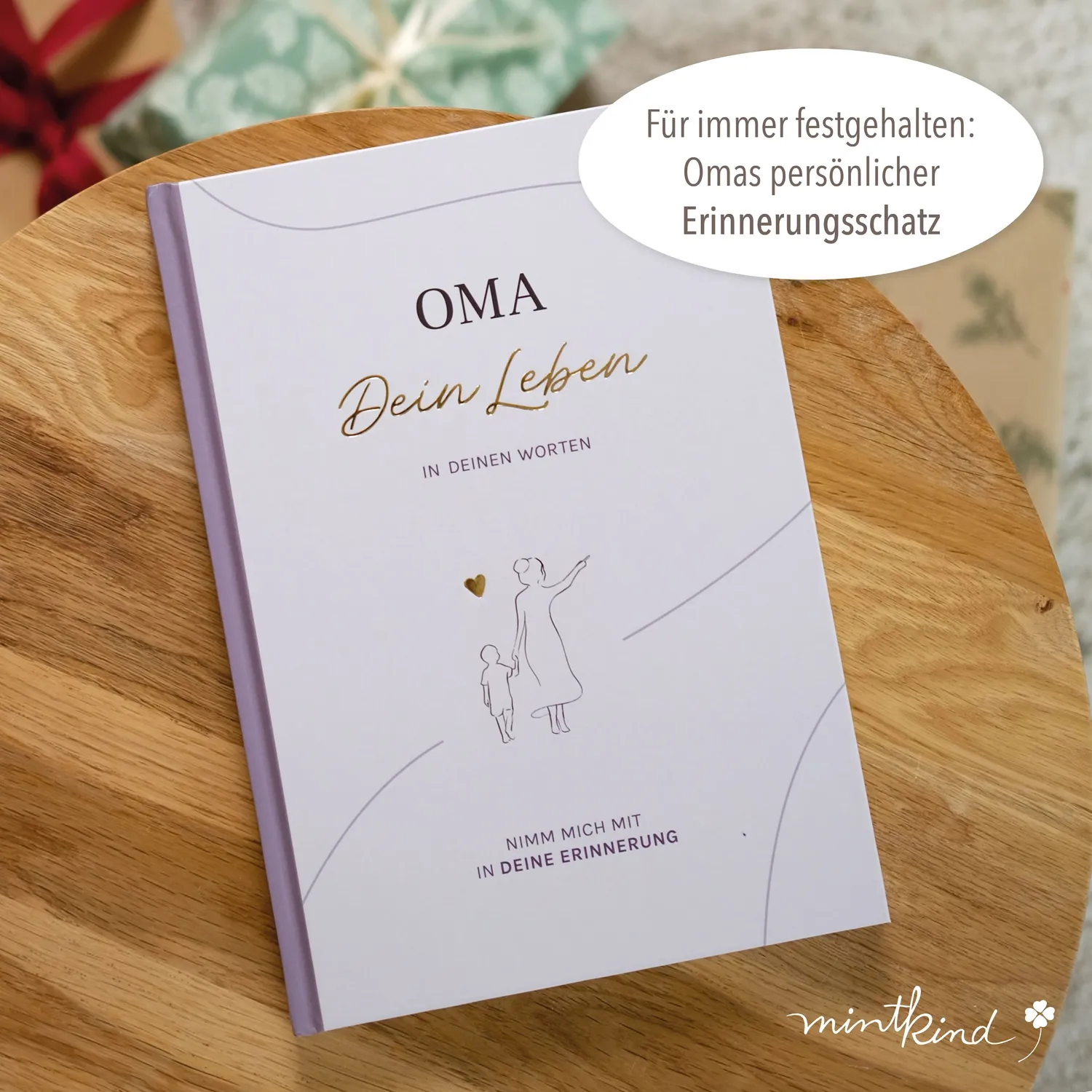 MINTKIND Dein Leben Oma Erinnerungsbuch 112 Seiten