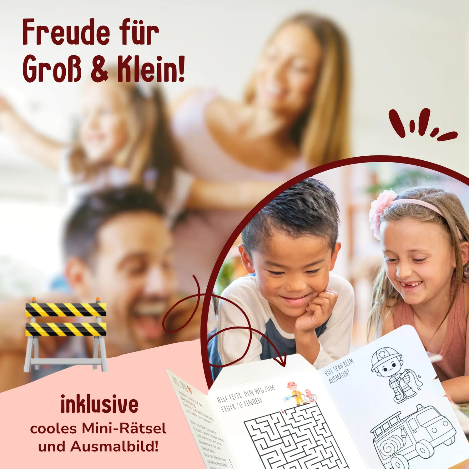 MeinBaby123 Feuerwehr Kindertattoos 110 Stück vegan dermatologisch