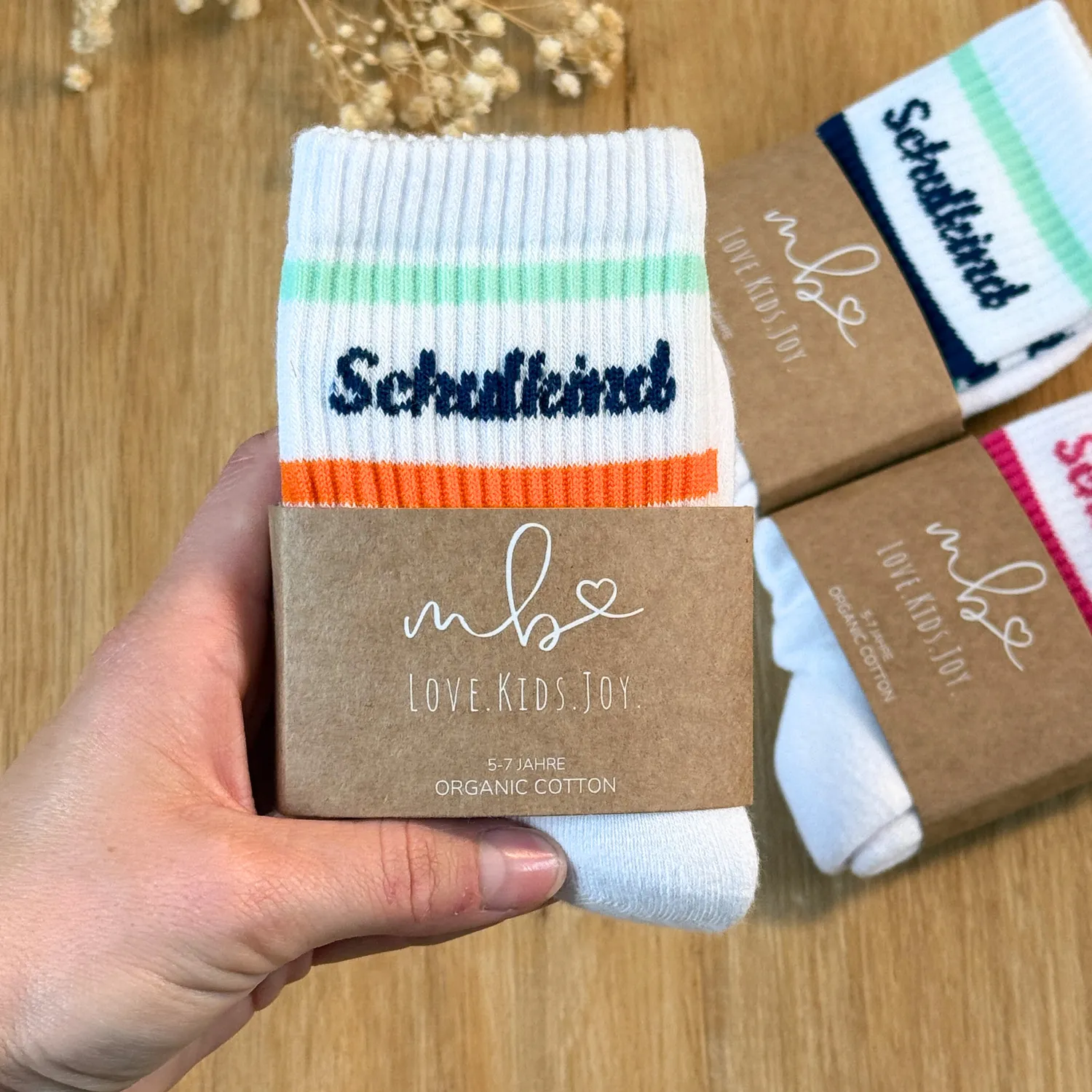 MeinBaby123 Schulkind Socken bunt Baumwolle 5-7 Jahre