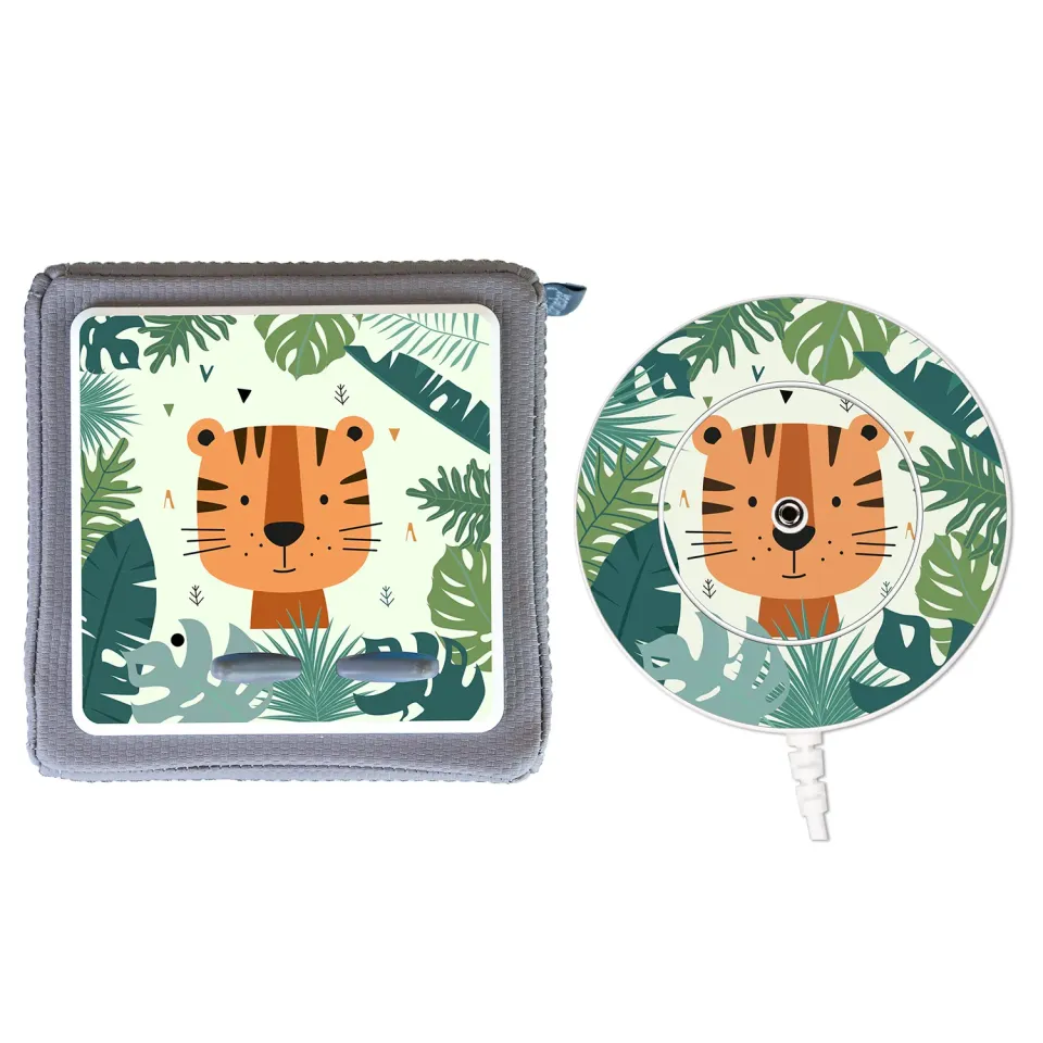 MeinBaby123 Toniebox Schutzfolie Tiger Dschungel Bundle 2er Set