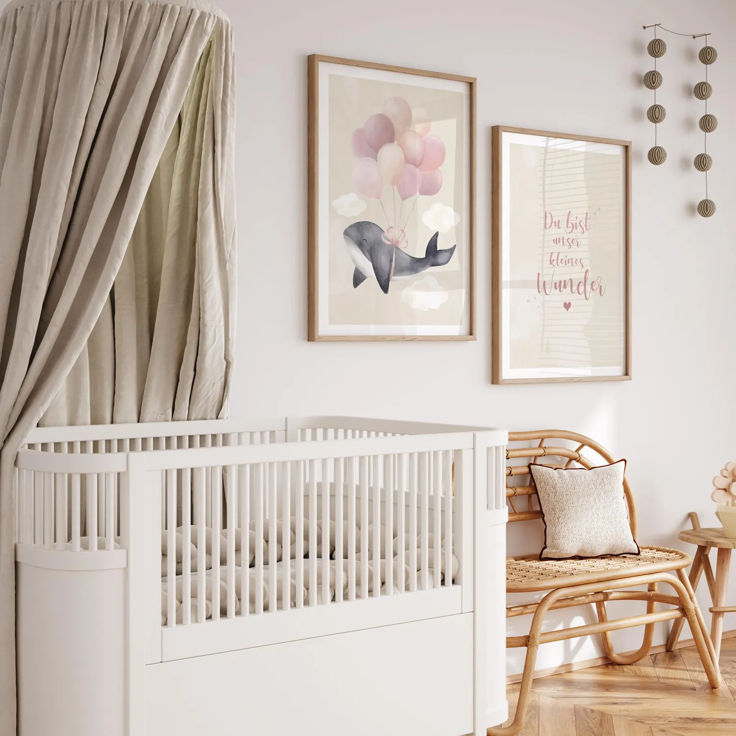 MeinBaby123 Wal Poster A2 Kinderzimmer matt