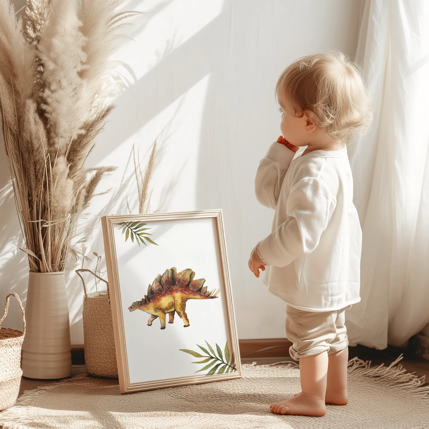 MeinBaby123 Dino Poster Kinderzimmer 3er A4 matt