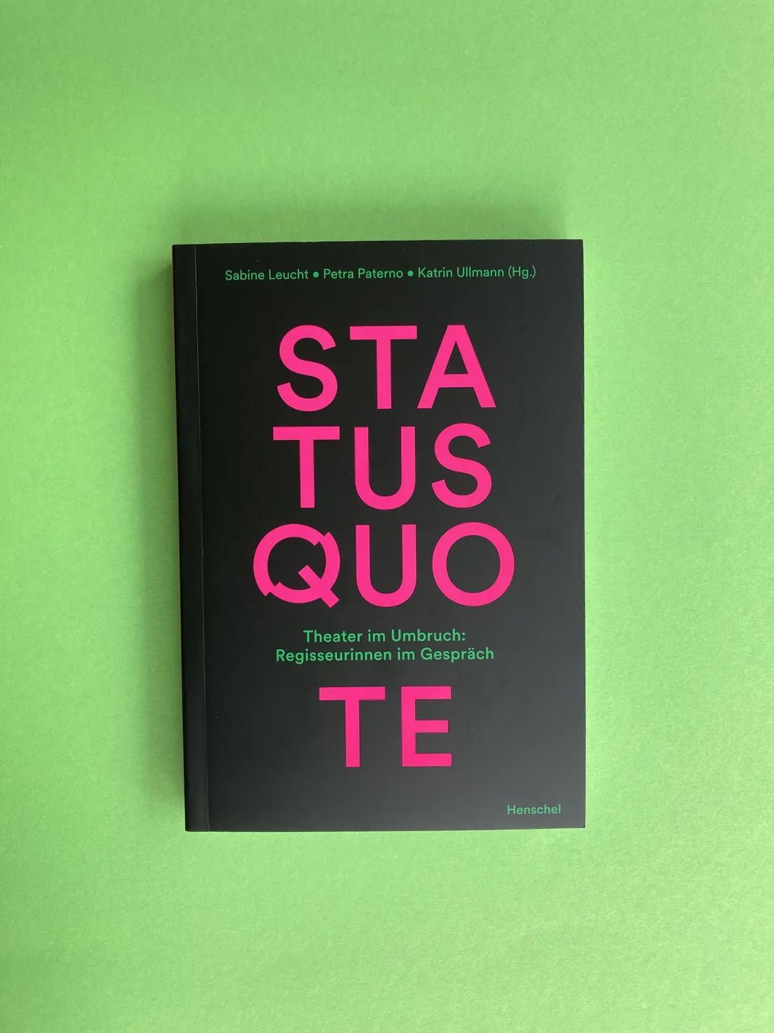 Seemann Henschel Status Quote Buch Theatertreffen Frauen