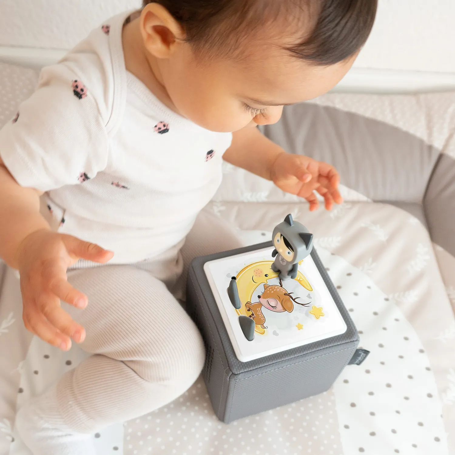 MeinBaby123 Toniebox Schutzfolie Sticker Reh im Mond