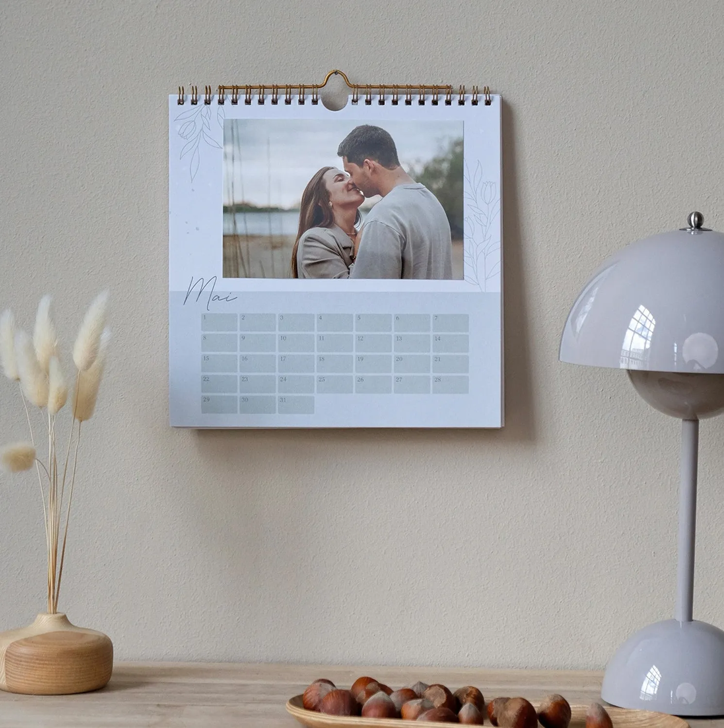 MINTKIND kind of hazel Fotokalender Kalender 21x21 ohne Jahr