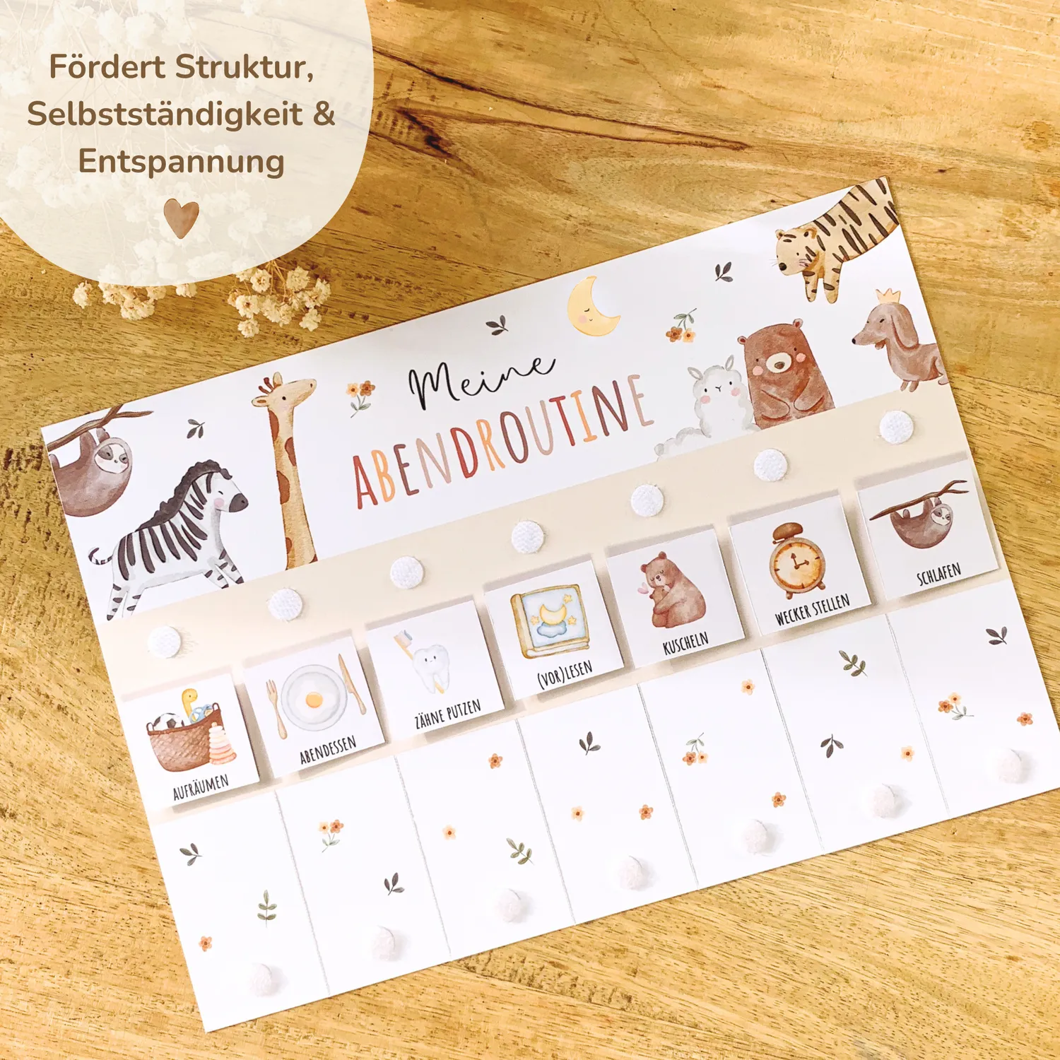 MeinBaby123 Boho Beige Routineplan PDF Download