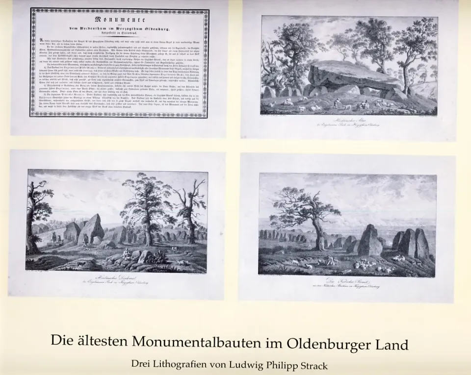 Isensee Die ältesten Monumentalbauten Mappe Lithografien