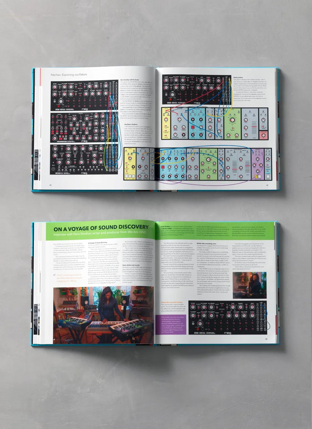 Bjooks Patch & Tweak with Moog Buch Hardcover Synthesizer