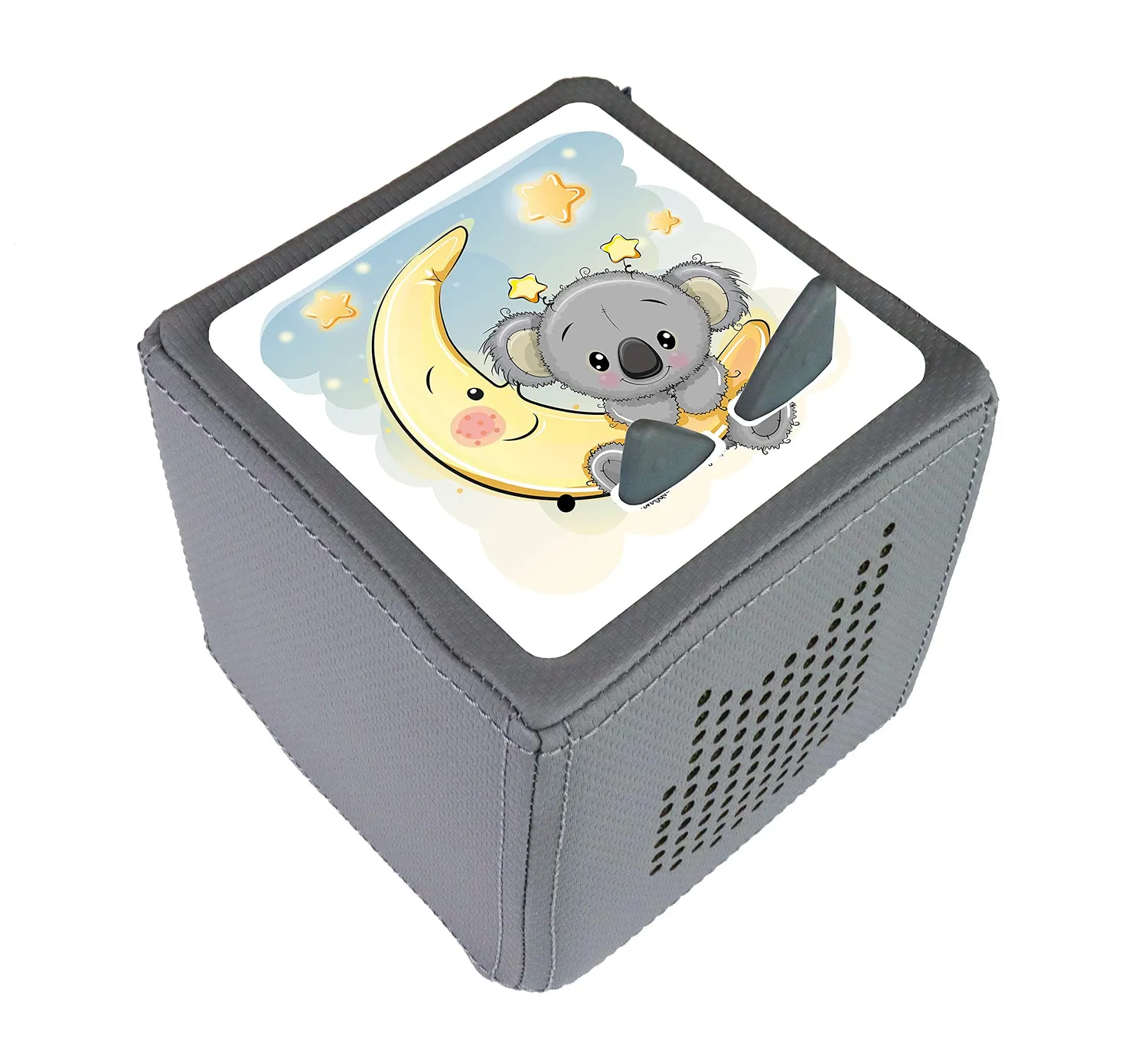 MeinBaby123 Koala mit Mond und Sternen Toniebox Schutzfolie wasserfest