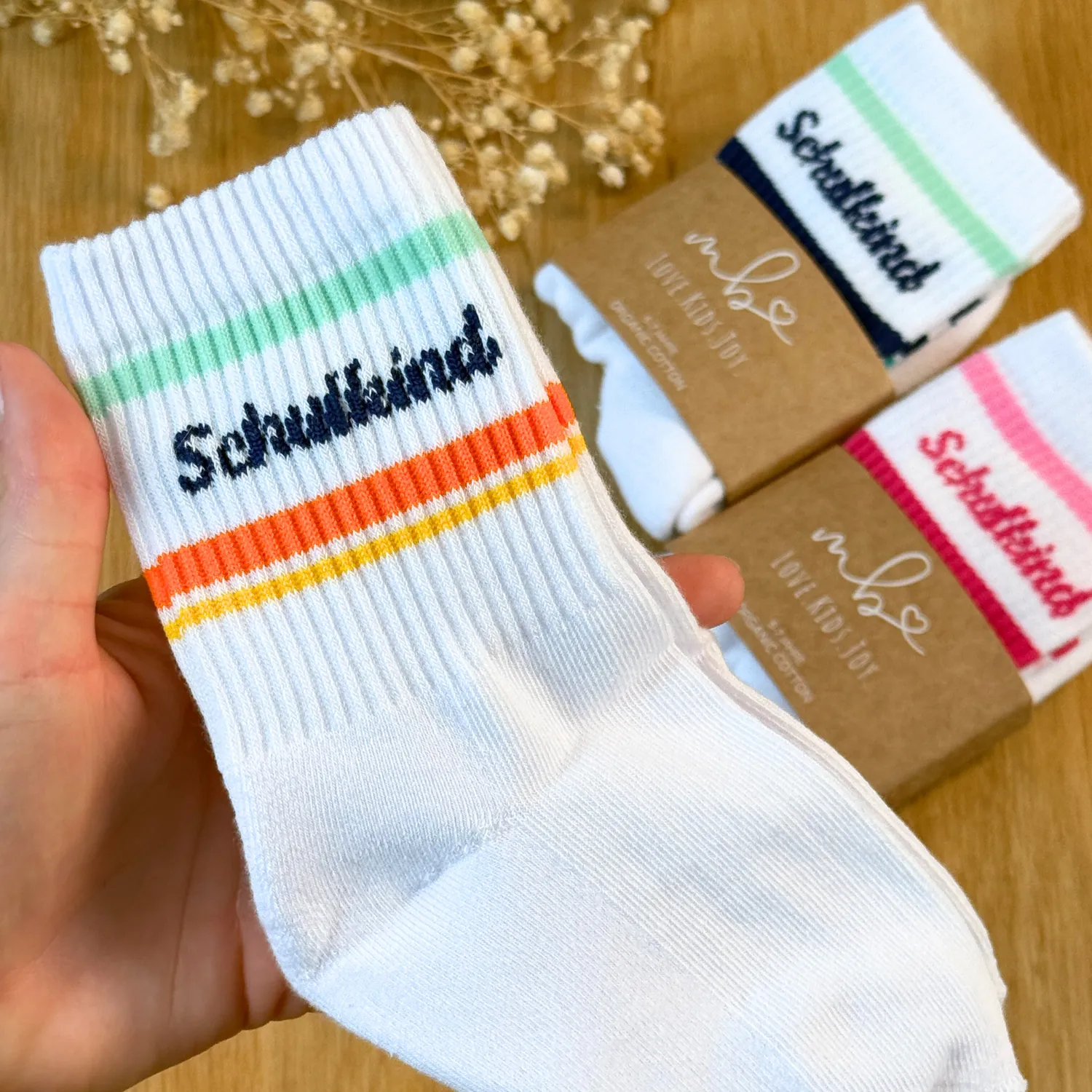 MeinBaby123 Schulkind Socken bunt Baumwolle 5-7 Jahre