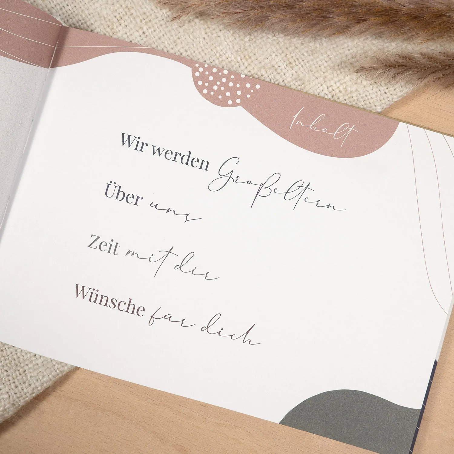 MINTKIND Unser liebes Enkelkind Erinnerungsalbum A5 quer 96 Seiten