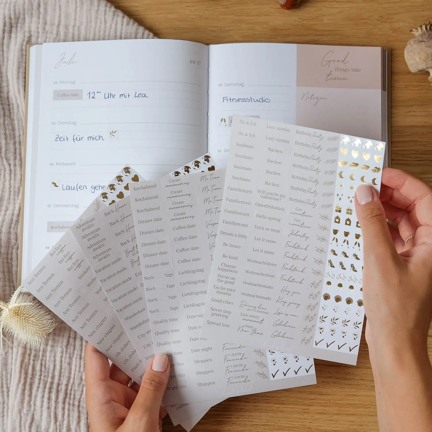 MINTKIND kind of hazel Create & Organize Sticker Set