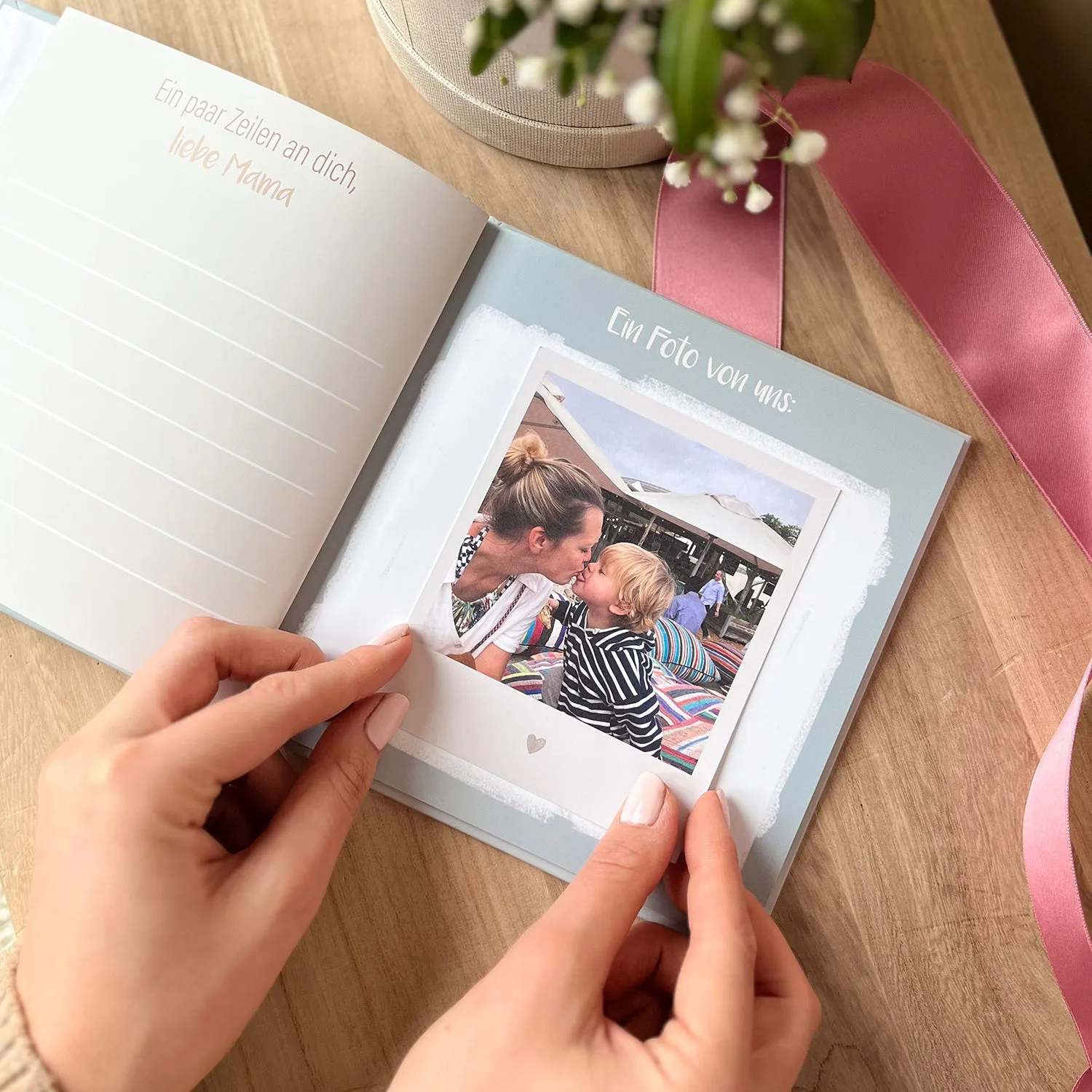 MINTKIND Mama Du bist toll Geschenkbuch 32 Seiten Goldfolie