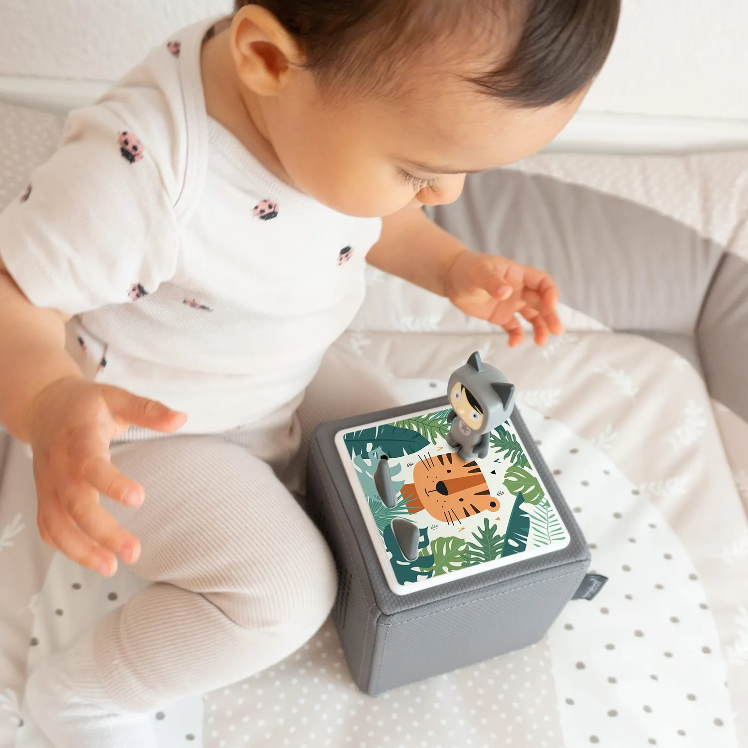MeinBaby123 Tiger im Dschungel Toniebox Schutzfolie wasserfest