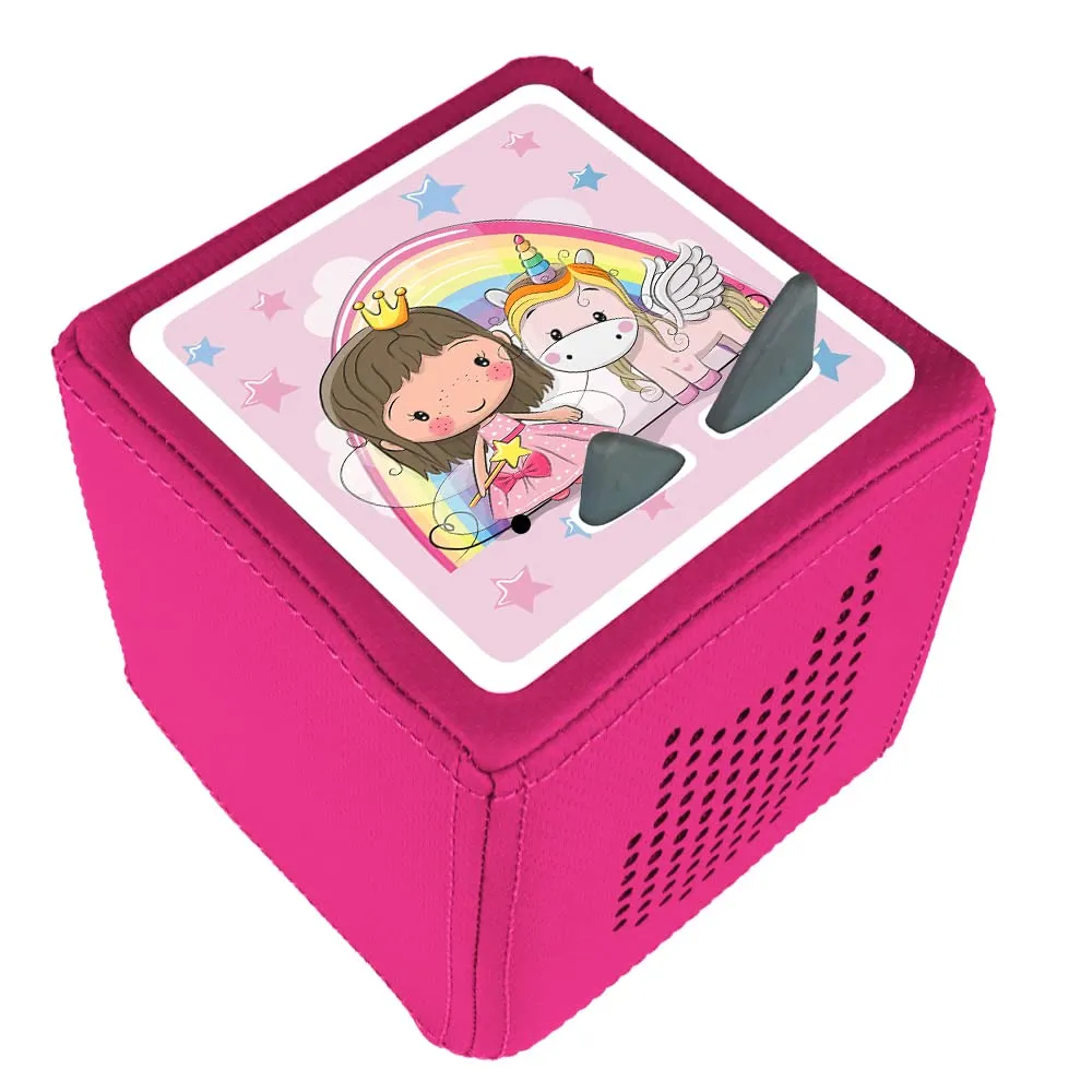 MeinBaby123 Kleine Fee Einhorn Toniebox Schutzfolie wasserfest
