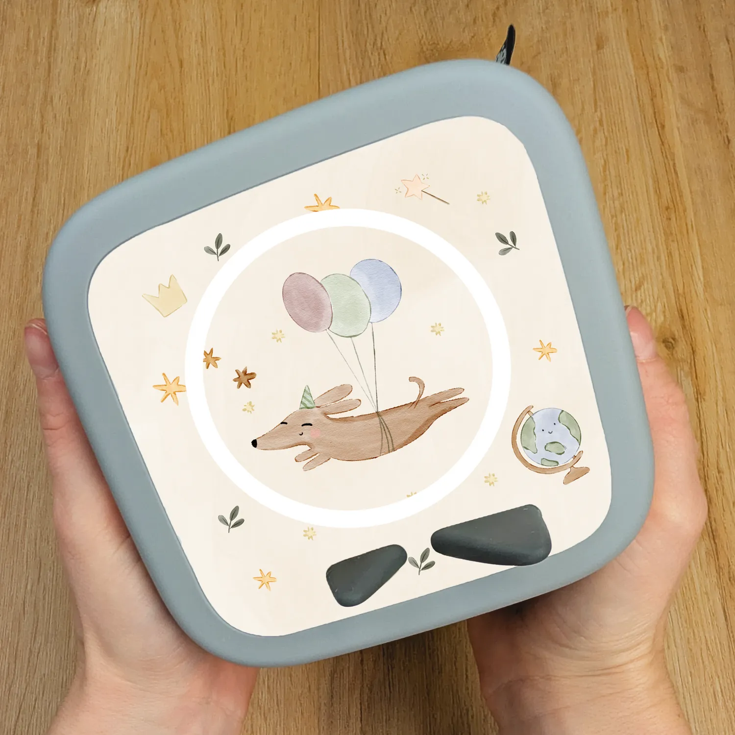 MeinBaby123 Toniebox 2 Schutzfolie Hund Luftballons Sticker