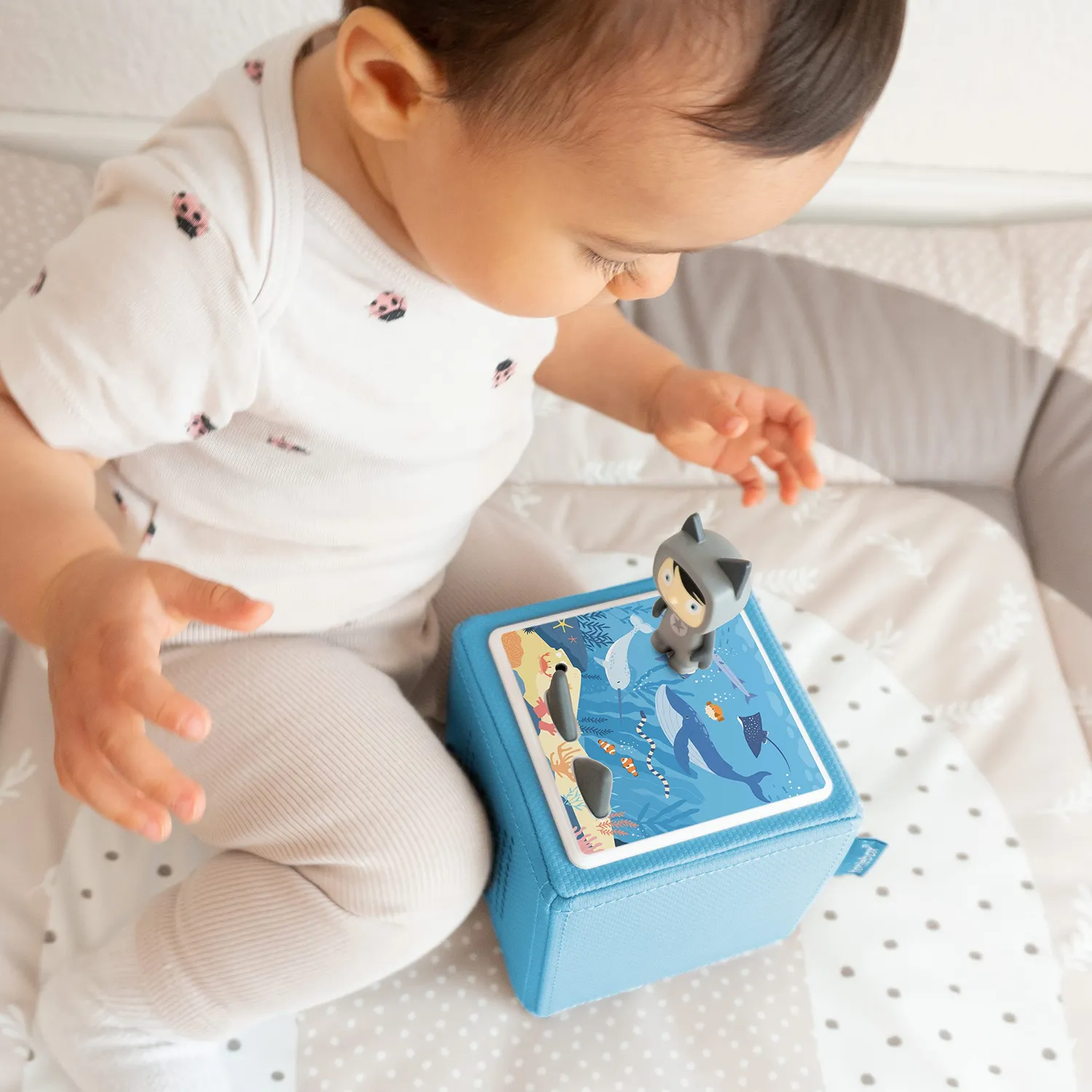 MeinBaby123 Wal Schutzfolie für Toniebox blau