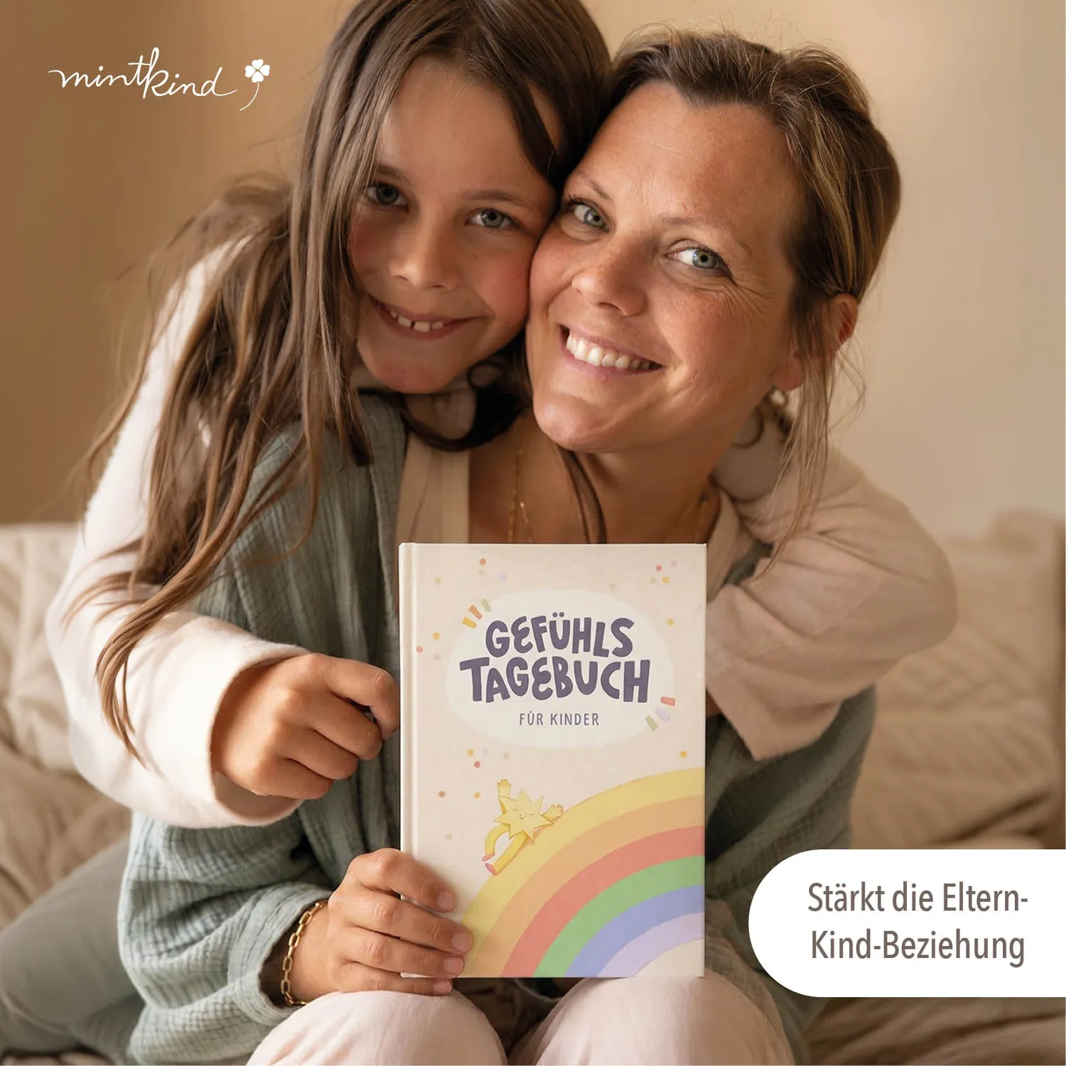 MINTKIND Gefühlstagebuch für Kinder Tagebuch 100 Tage