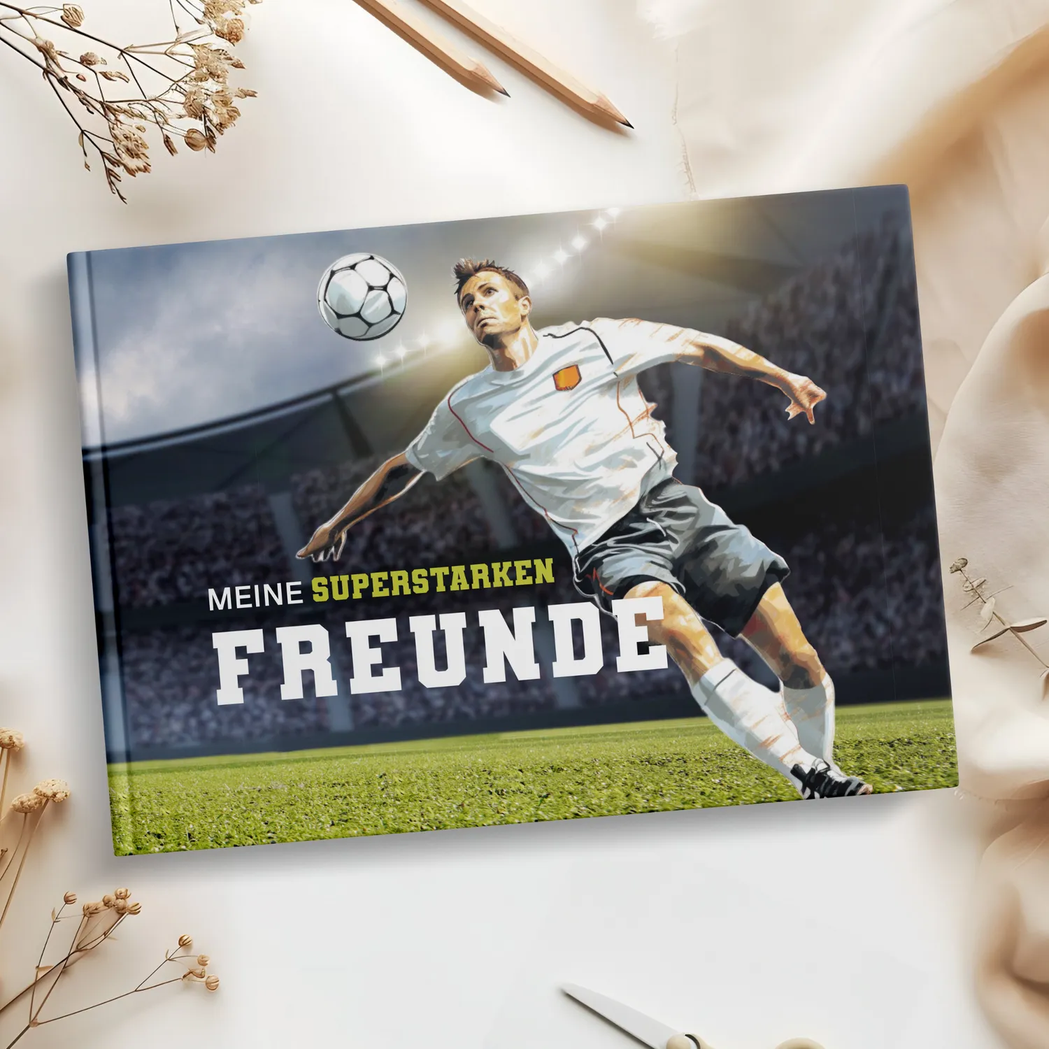 MeinBaby123 Freundebuch Fußball Hardcover 26 Freunde