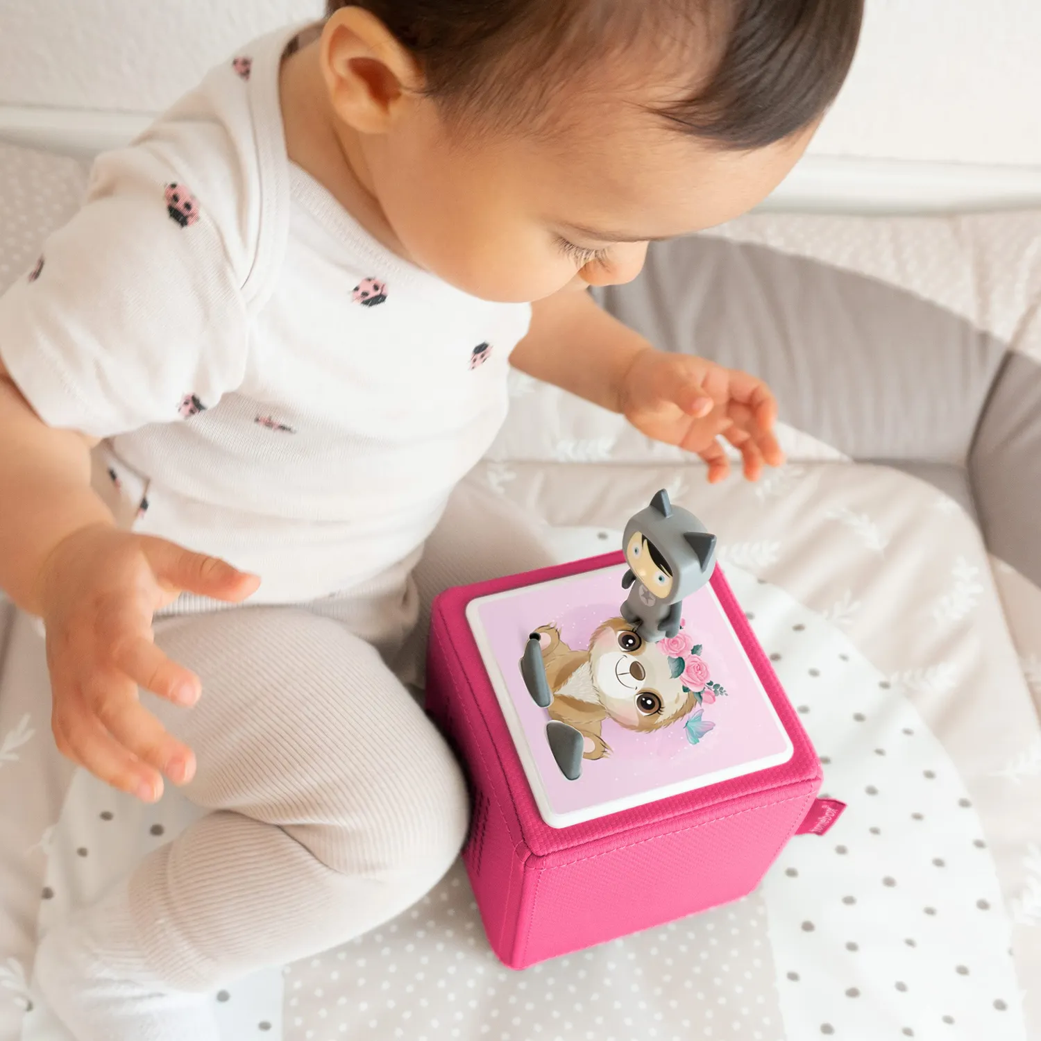 MeinBaby123 Toniebox Schutzfolie Sticker Süßes Faultier