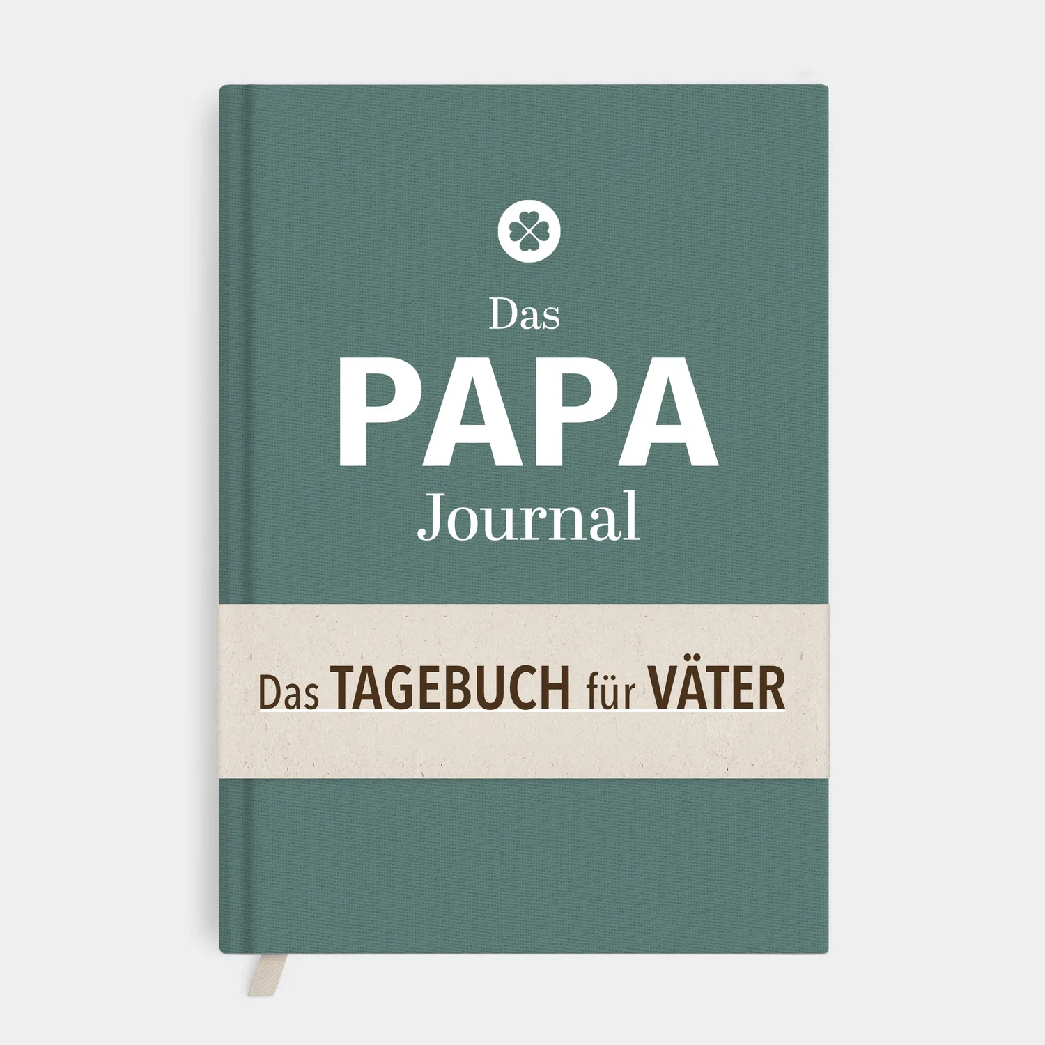 MINTKIND Papa Journal Tagebuch Leinen Blau für Väter