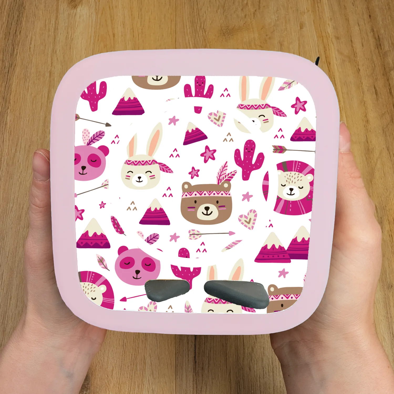 MeinBaby123 Toniebox 2 Schutzfolie Sticker Boho Pink