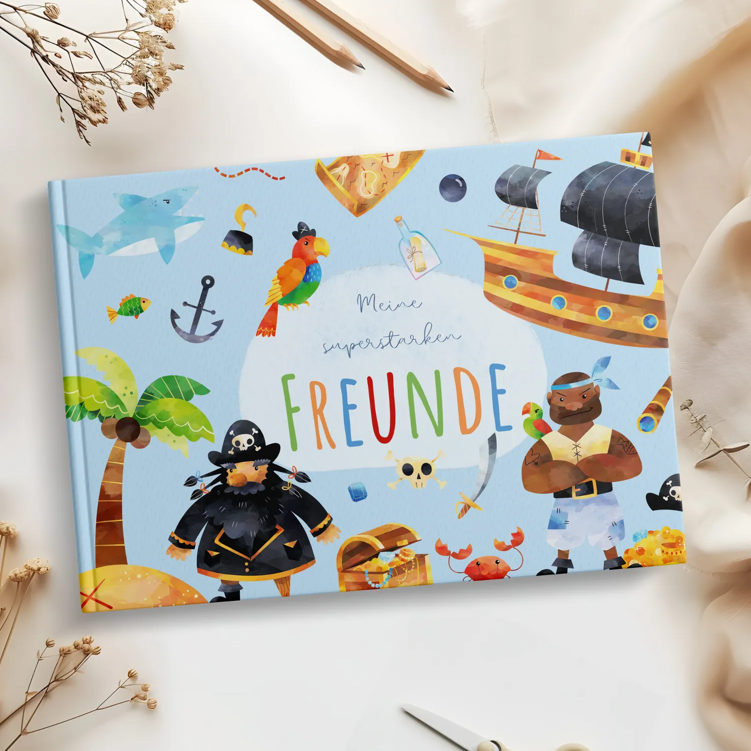 MeinBaby123 Freundebuch Piraten Hardcover 26 Freunde