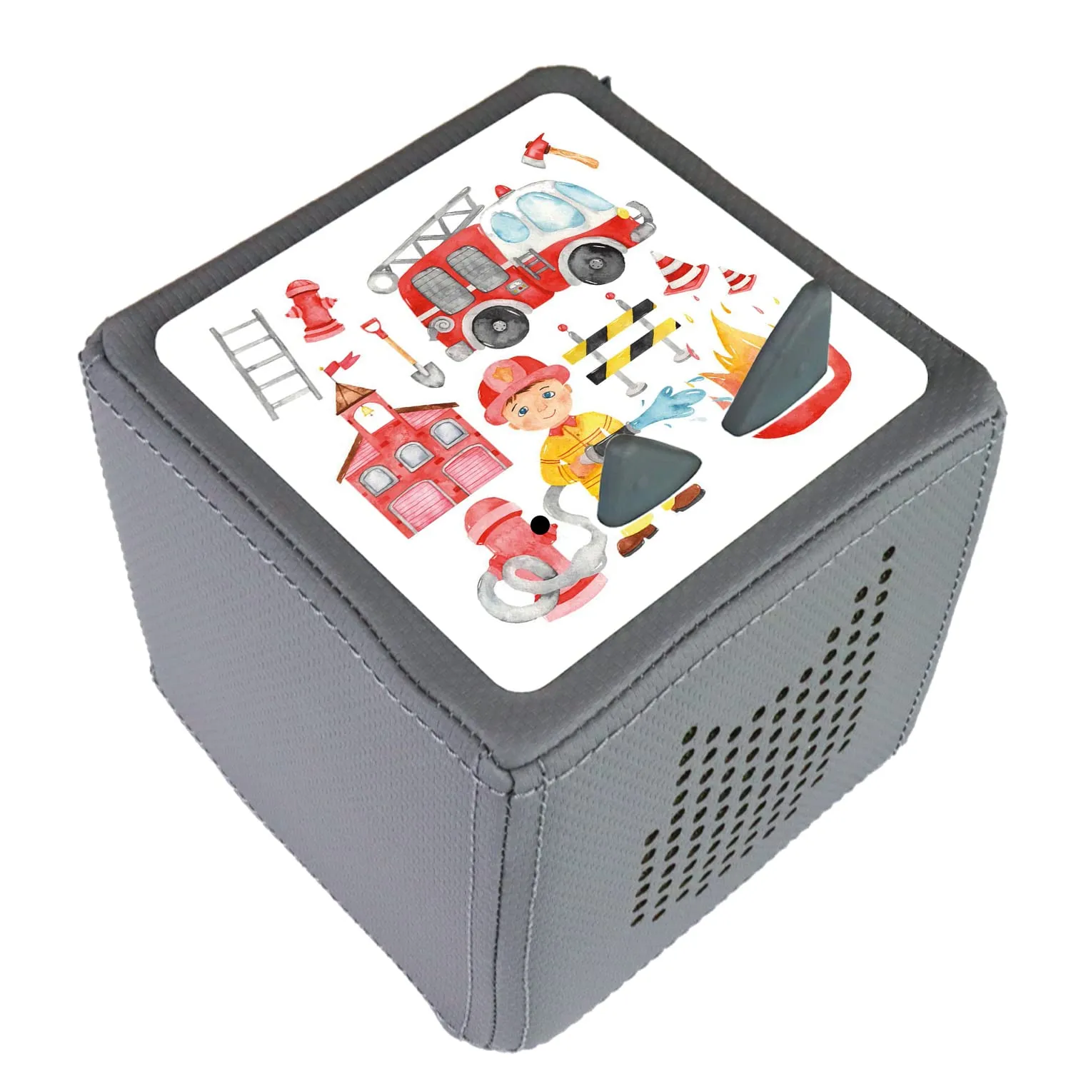 MeinBaby123 Toniebox Schutzfolie Feuerwehr Sticker einzeln