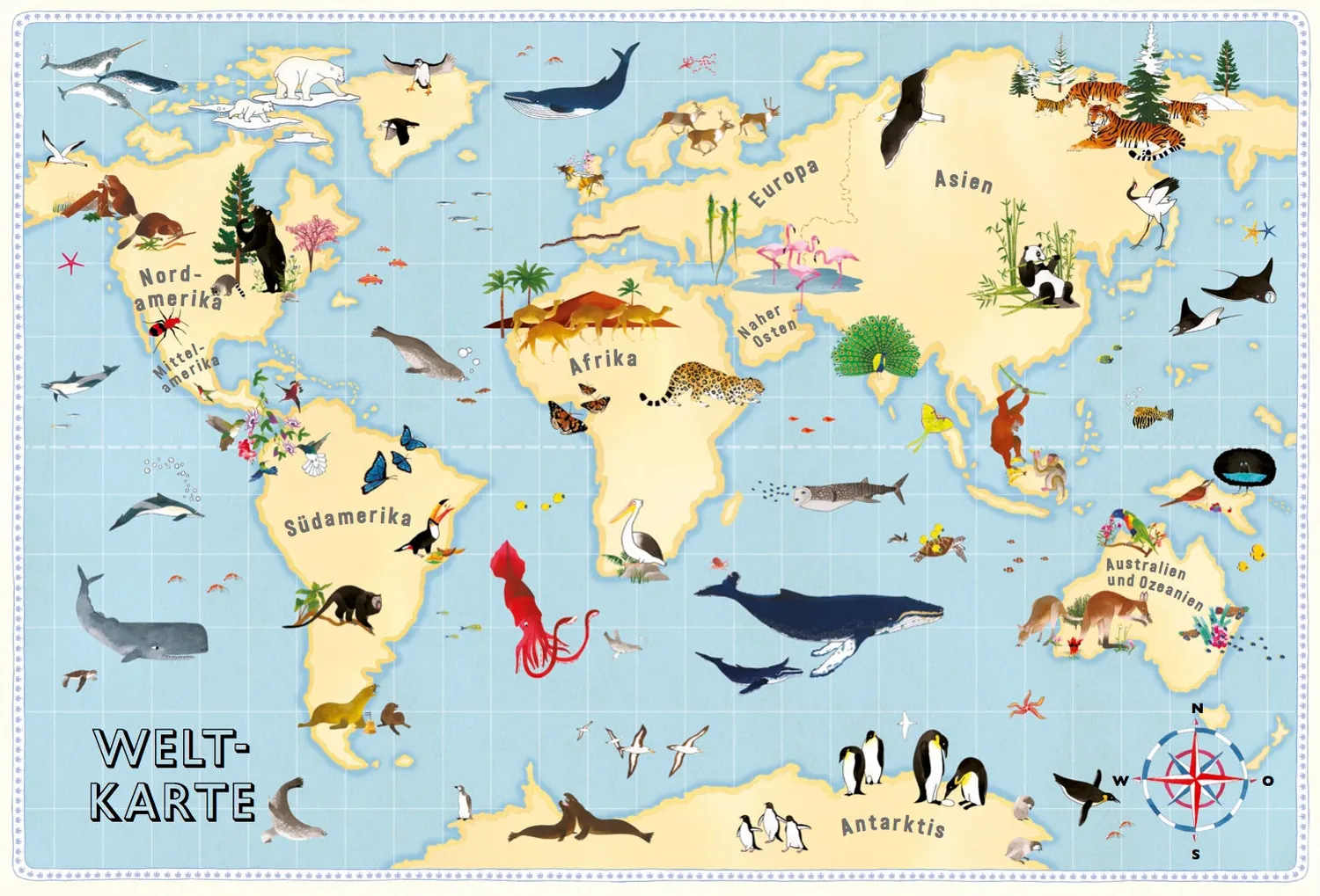 Little Gestalten Der große Atlas der Tiere Sachbuch Kinder