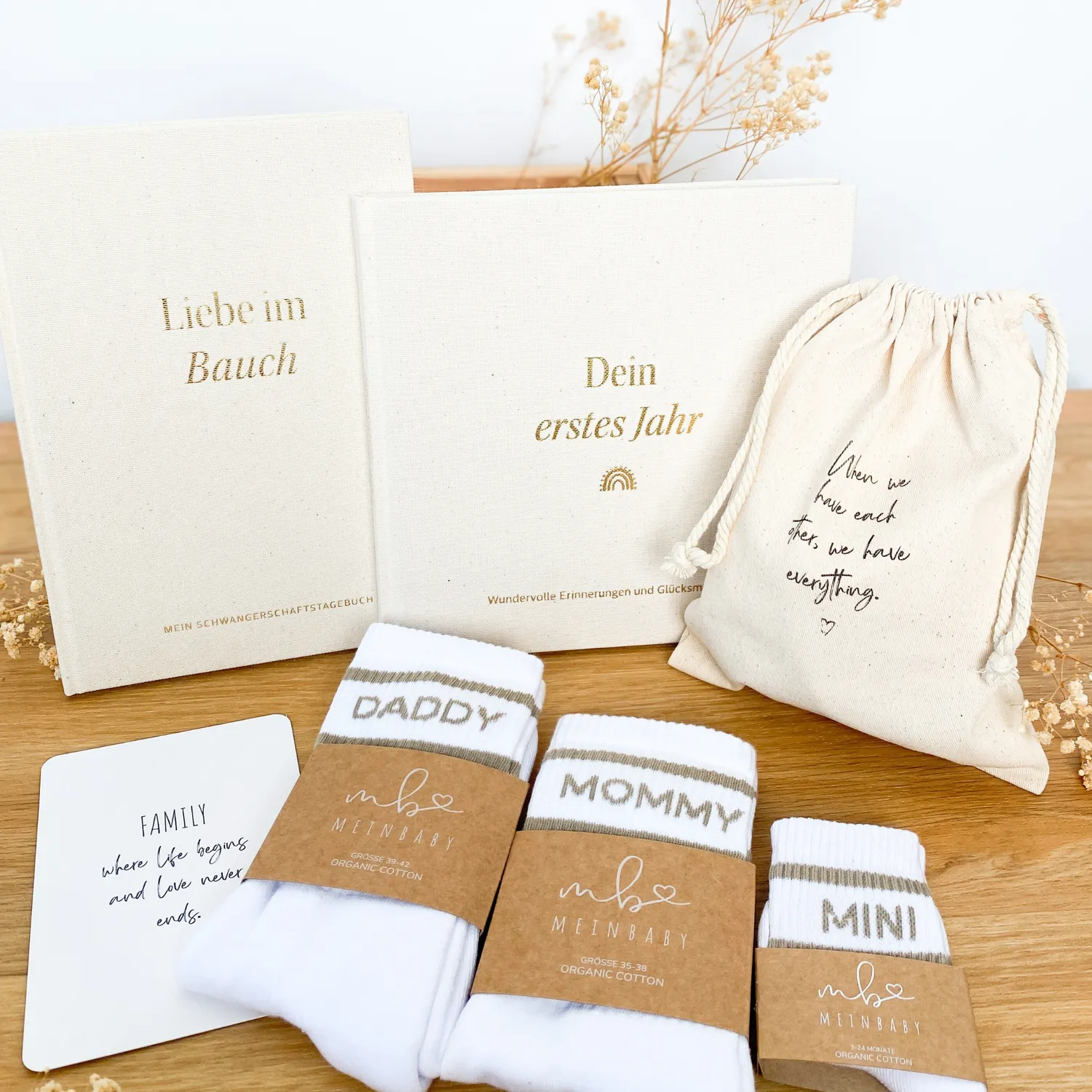 MeinBaby123 SSW-Tagebuch Babyalbum Socken Komplett-Set