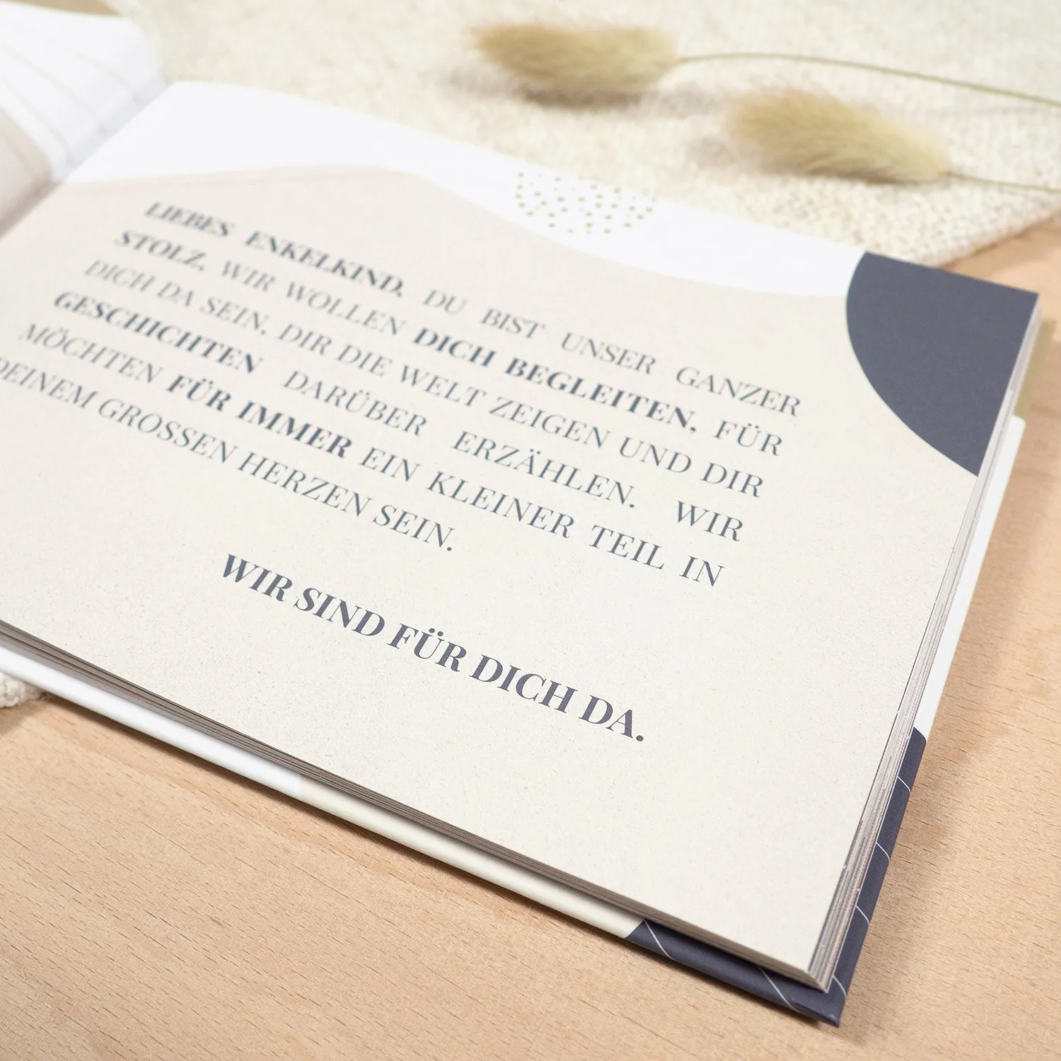 MINTKIND Unser liebes Enkelkind Erinnerungsalbum A5 quer 96 Seiten