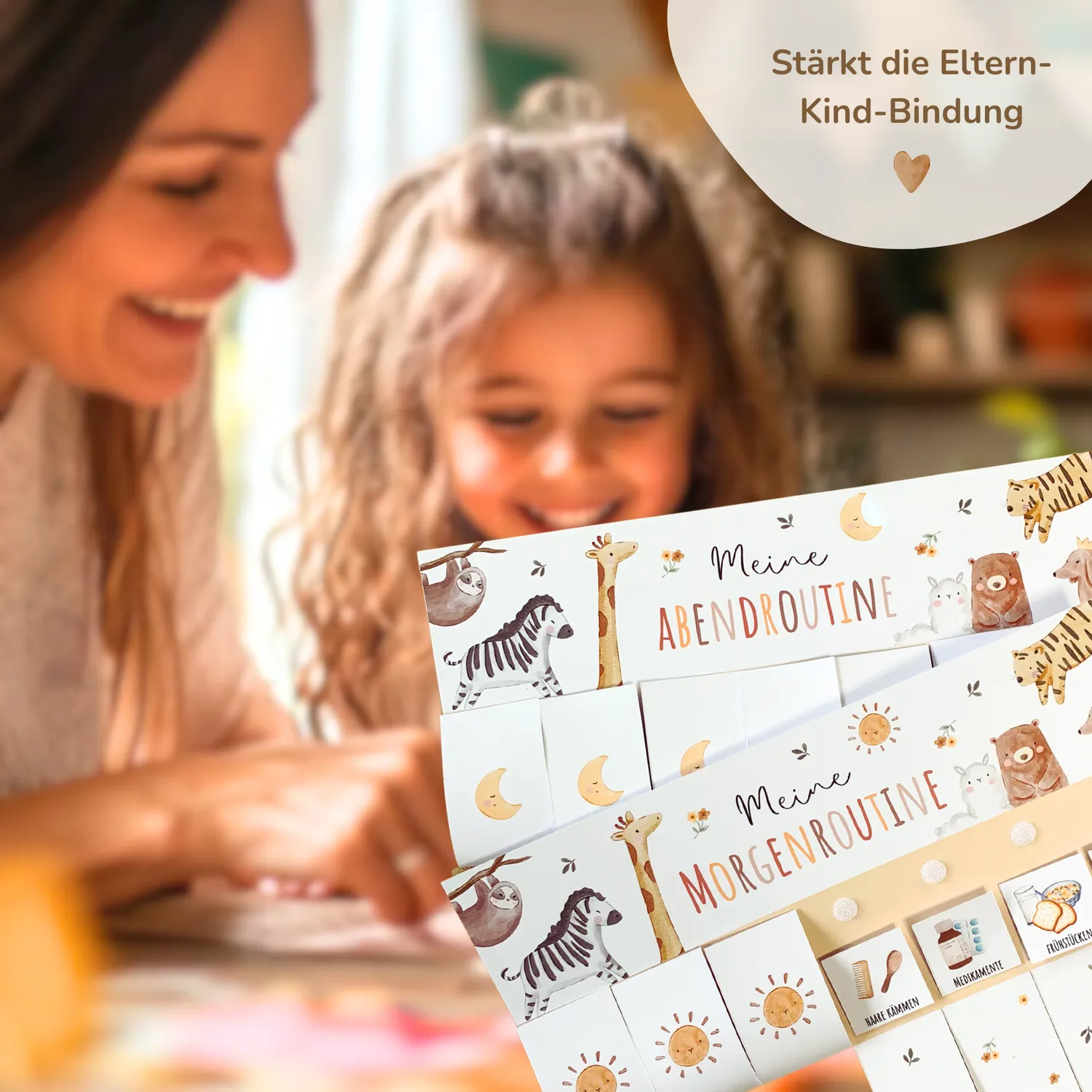 MeinBaby123 Morgen-Abendroutine PDF Boho Beige Download