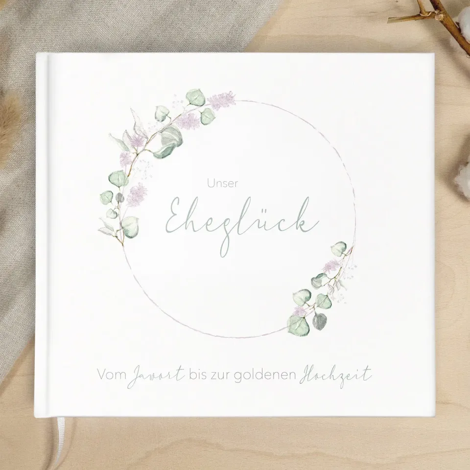 MINTKIND Unser Eheglück Erinnerungsalbum Beige Hochzeit