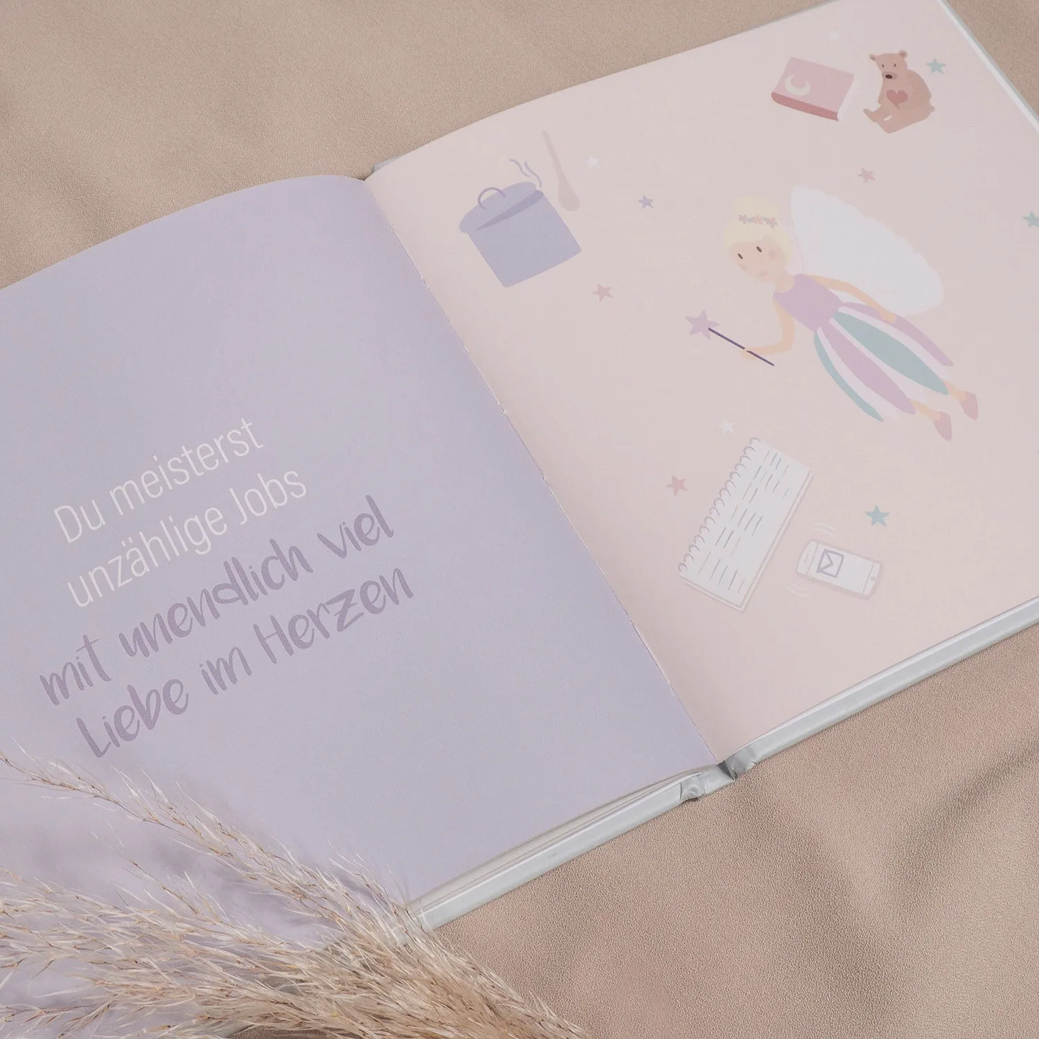 MINTKIND Mama Du bist toll Geschenkbuch 32 Seiten Goldfolie