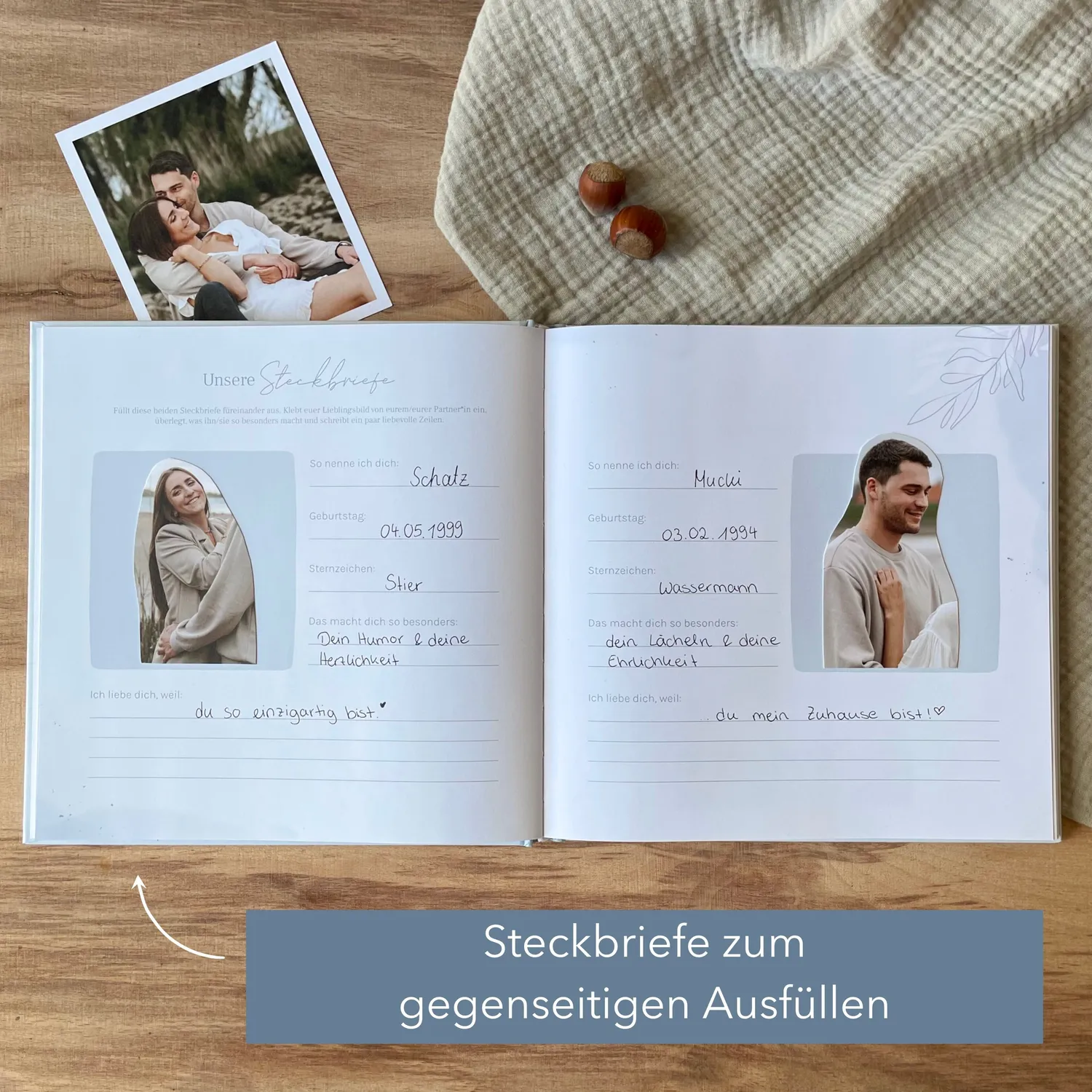 MINTKIND kind of hazel Paarbuch für Paare zum Ausfüllen