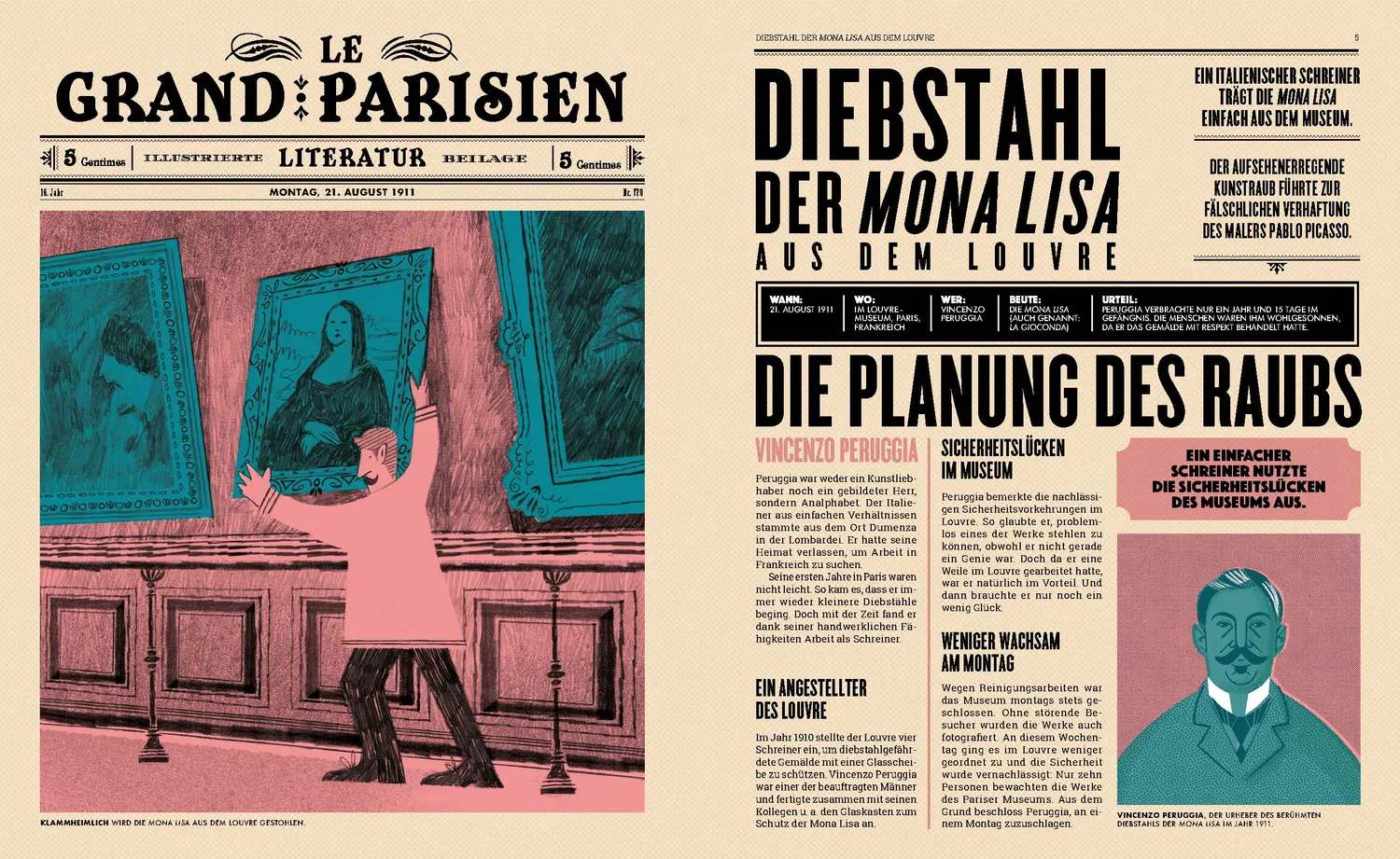 Gestalten Berühmteste Diebstähle Sachbuch Kinder