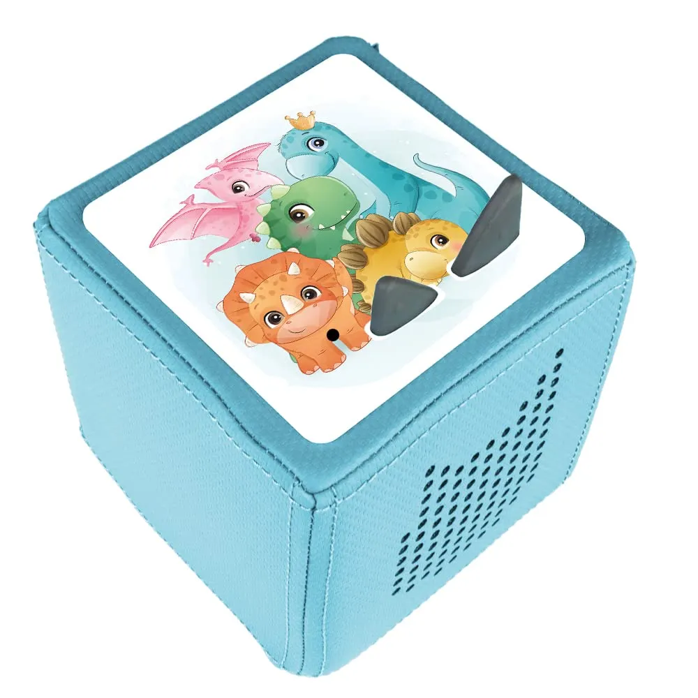 MeinBaby123 Dinosaurier süße Freunde Toniebox Schutzfolie wasserfest