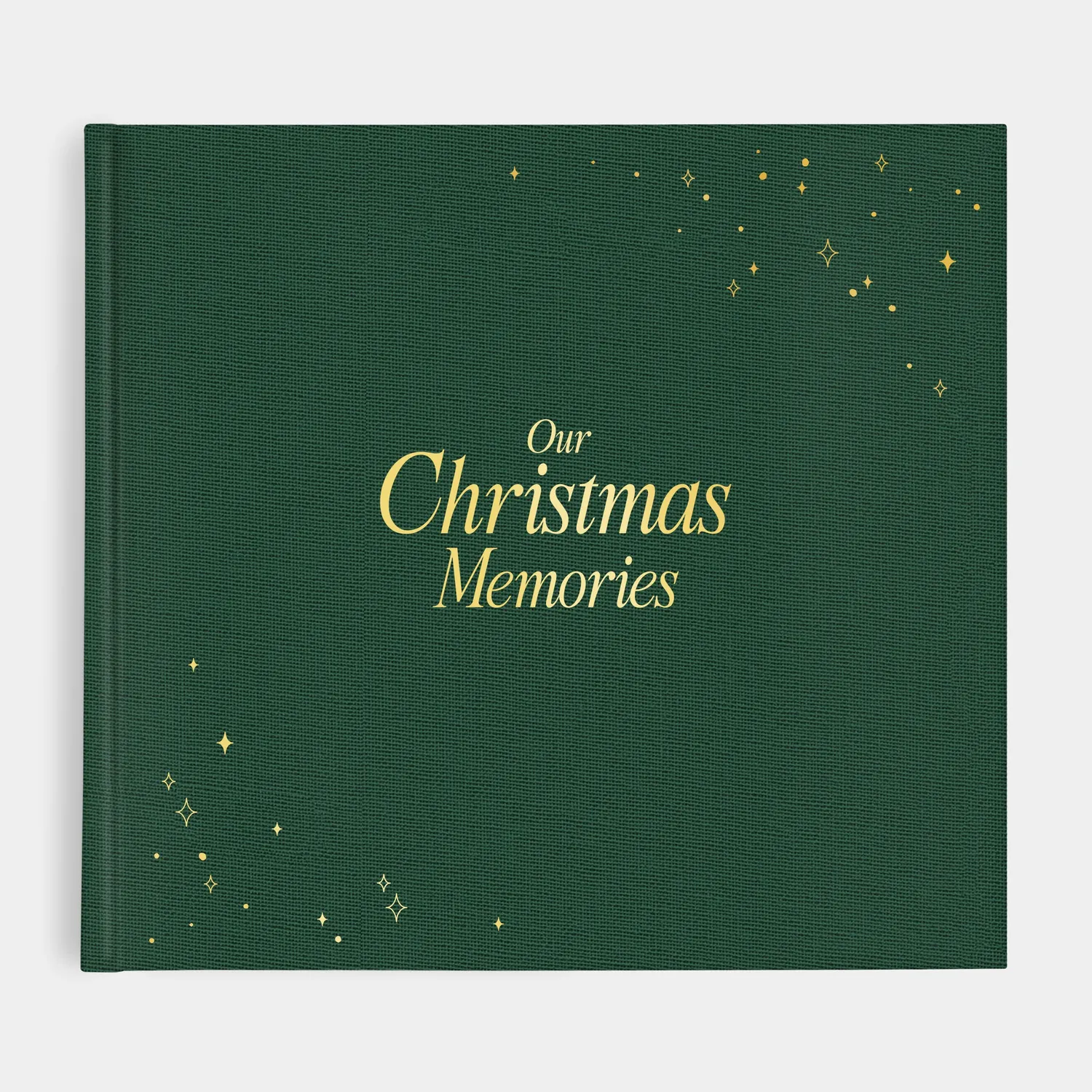 MINTKIND Our Christmas Memories Erinnerungsbuch Leinen Rot 10 Jahre