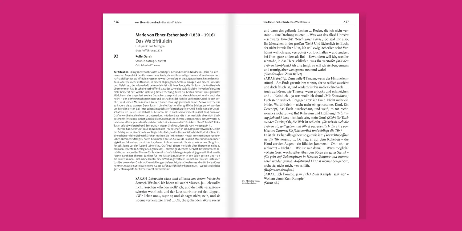 Seemann Henschel 111 Monologe Vorsprechbuch Theater