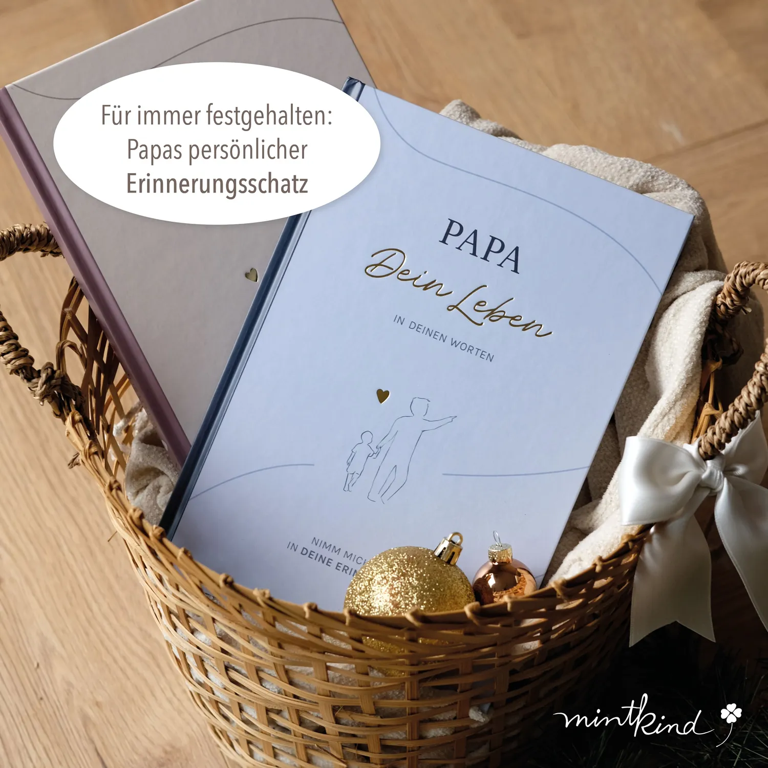 MINTKIND Dein Leben Papa Erinnerungsbuch Vater 112 Seiten
