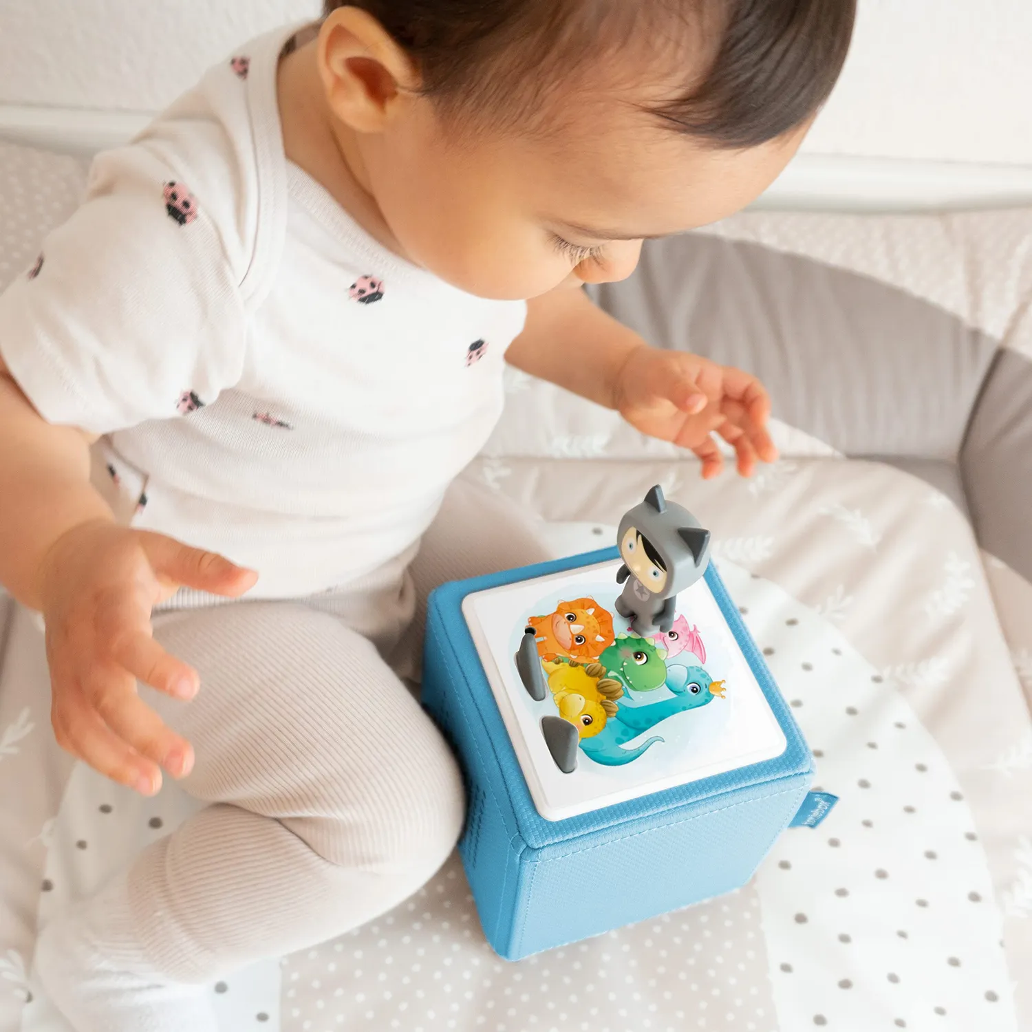 MeinBaby123 Dinosaurier süße Freunde Toniebox Schutzfolie wasserfest