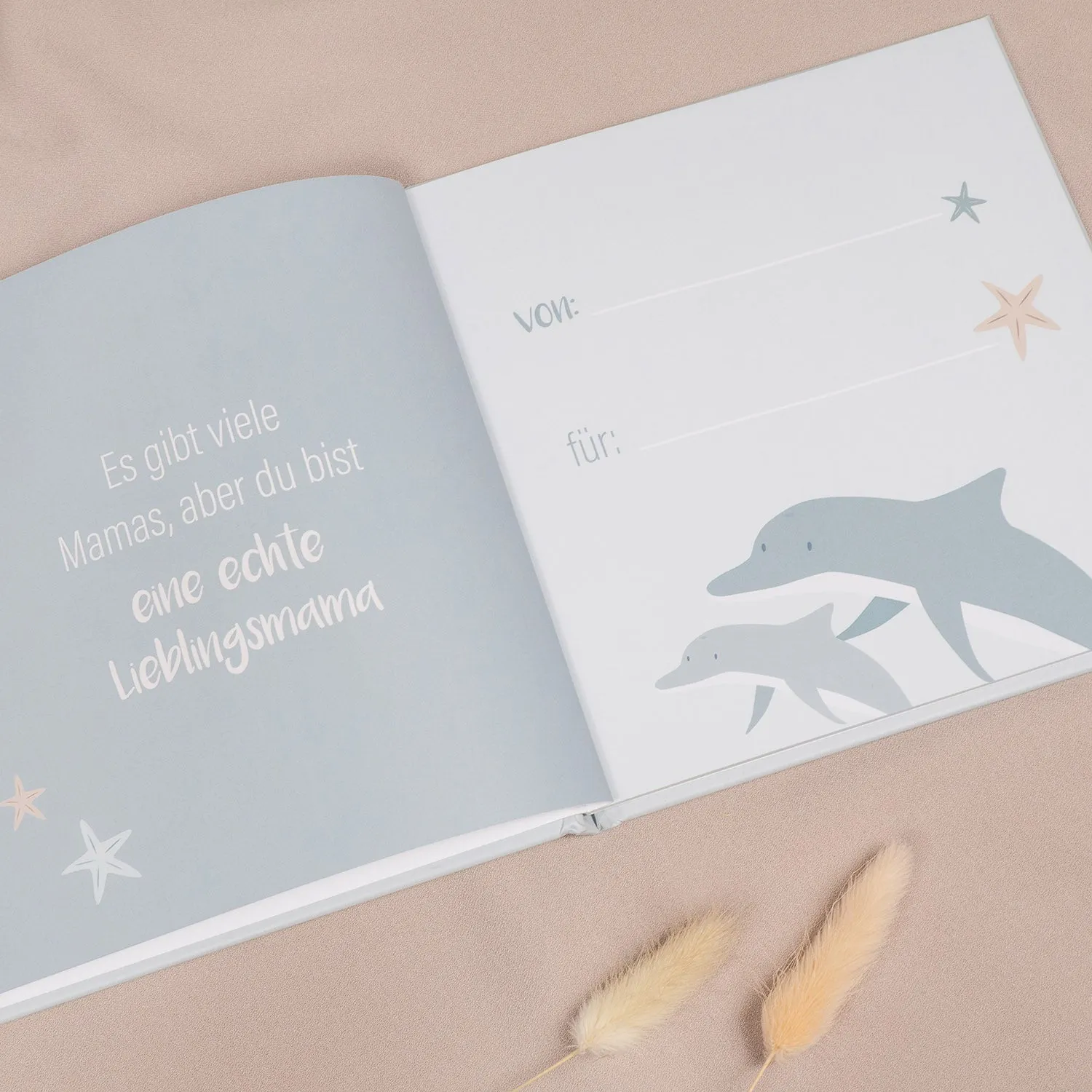 MINTKIND Mama Du bist toll Geschenkbuch 32 Seiten Goldfolie