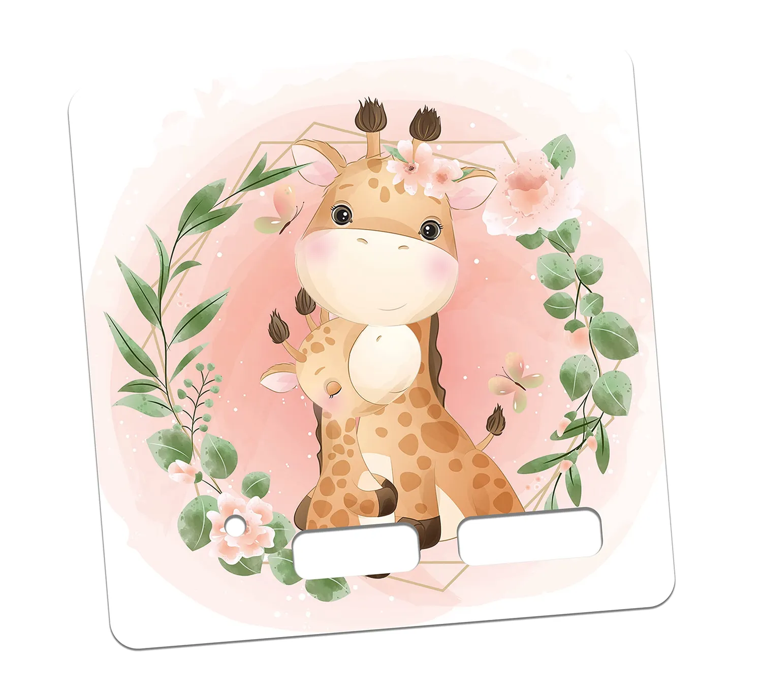 MeinBaby123 Giraffen Blumenkranz Toniebox Schutzfolie