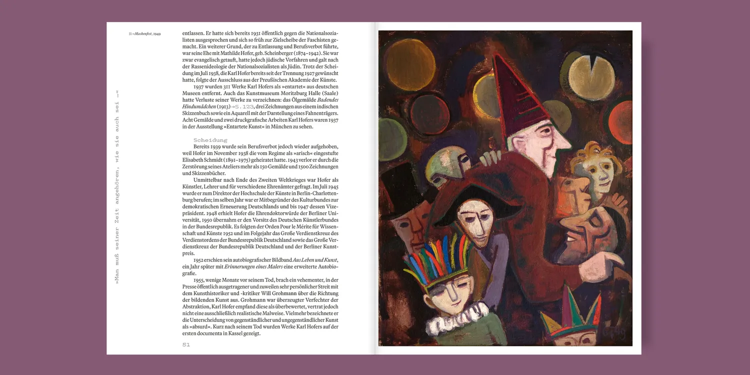 Seemann Henschel Karl Hofer Bildband Ausstellungskatalog