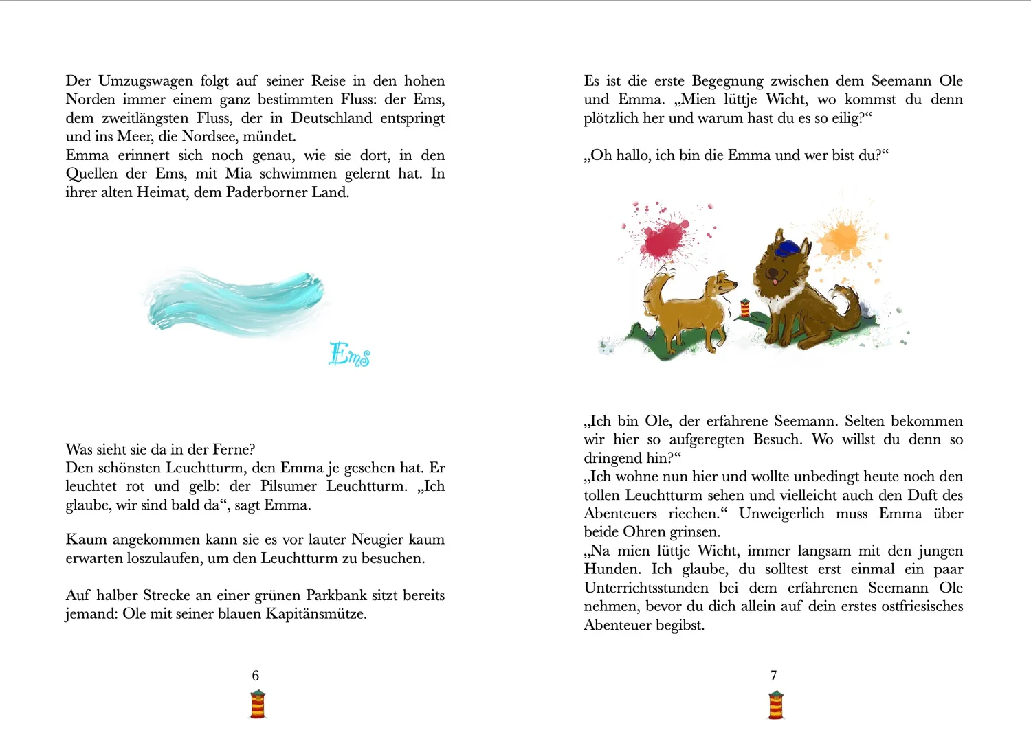 Isensee Literatur Emmas Abenteuer in Ostfriesland Kinderbuch